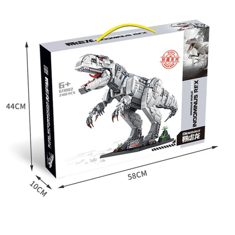 Boy Dinosaur Building Blocks Mechanical Tyrannosaurus Rex Puzzle Assembly Toy - Image 3