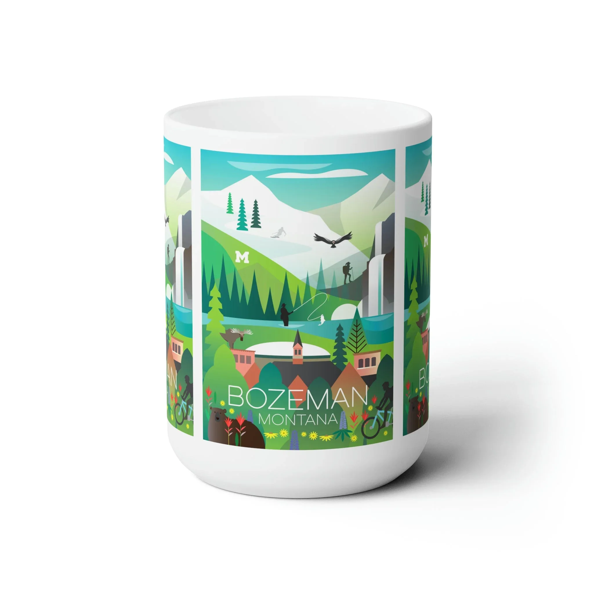 Bozeman Ceramic Mug 11oz or 15oz - Image 2