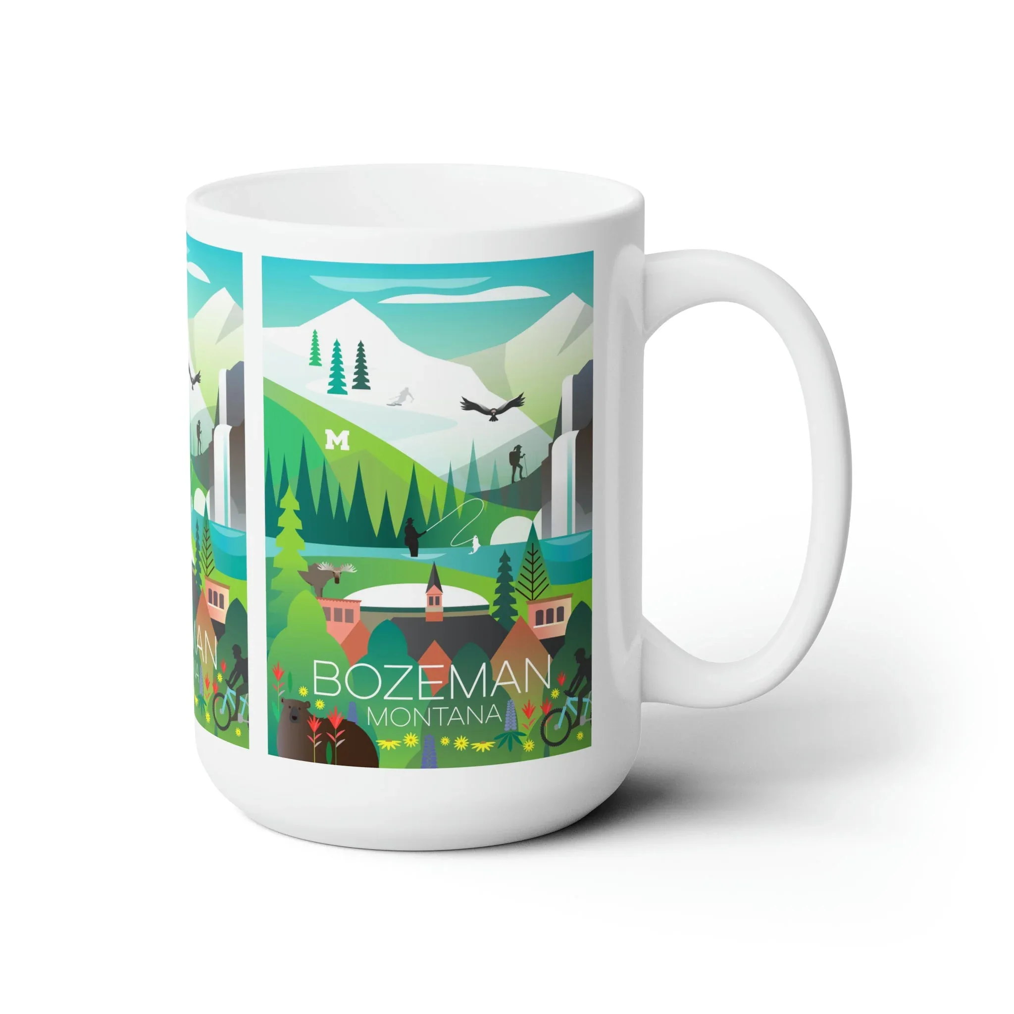 Bozeman Ceramic Mug 11oz or 15oz - Image 3