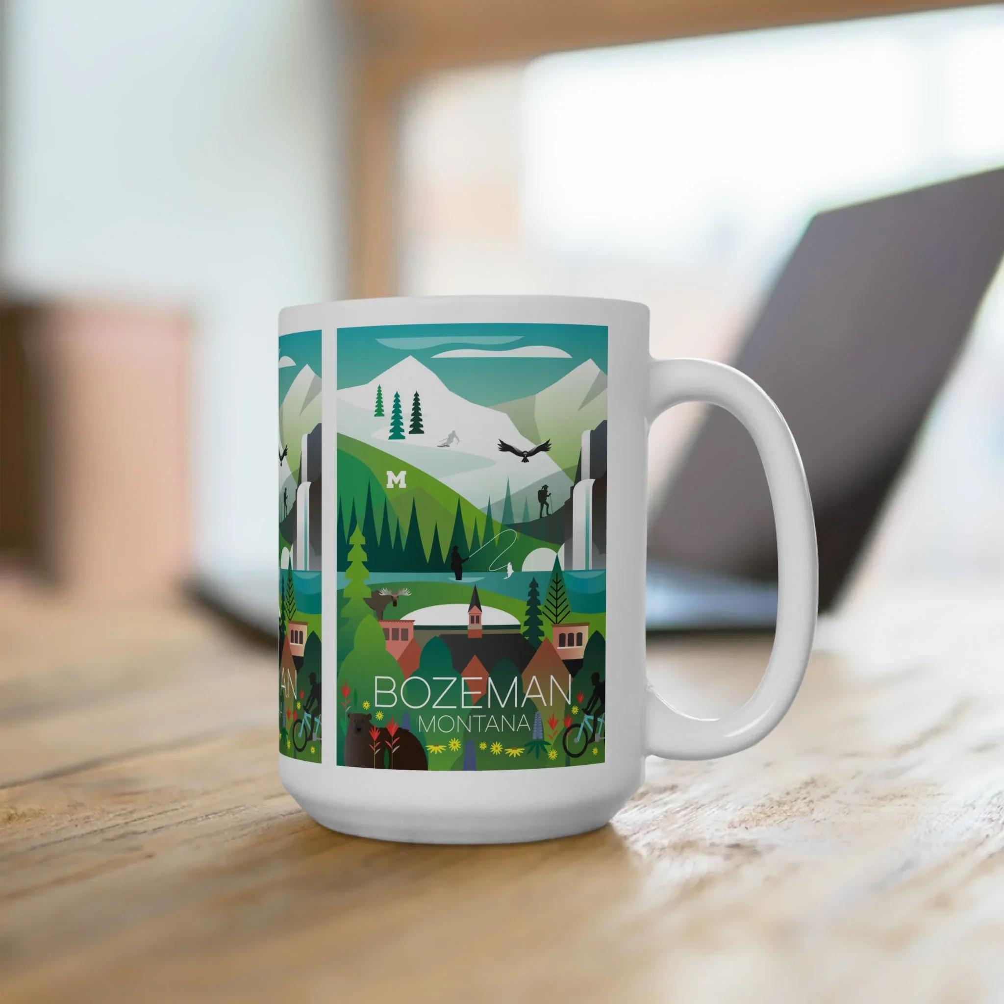 Bozeman Ceramic Mug 11oz or 15oz - Image 4