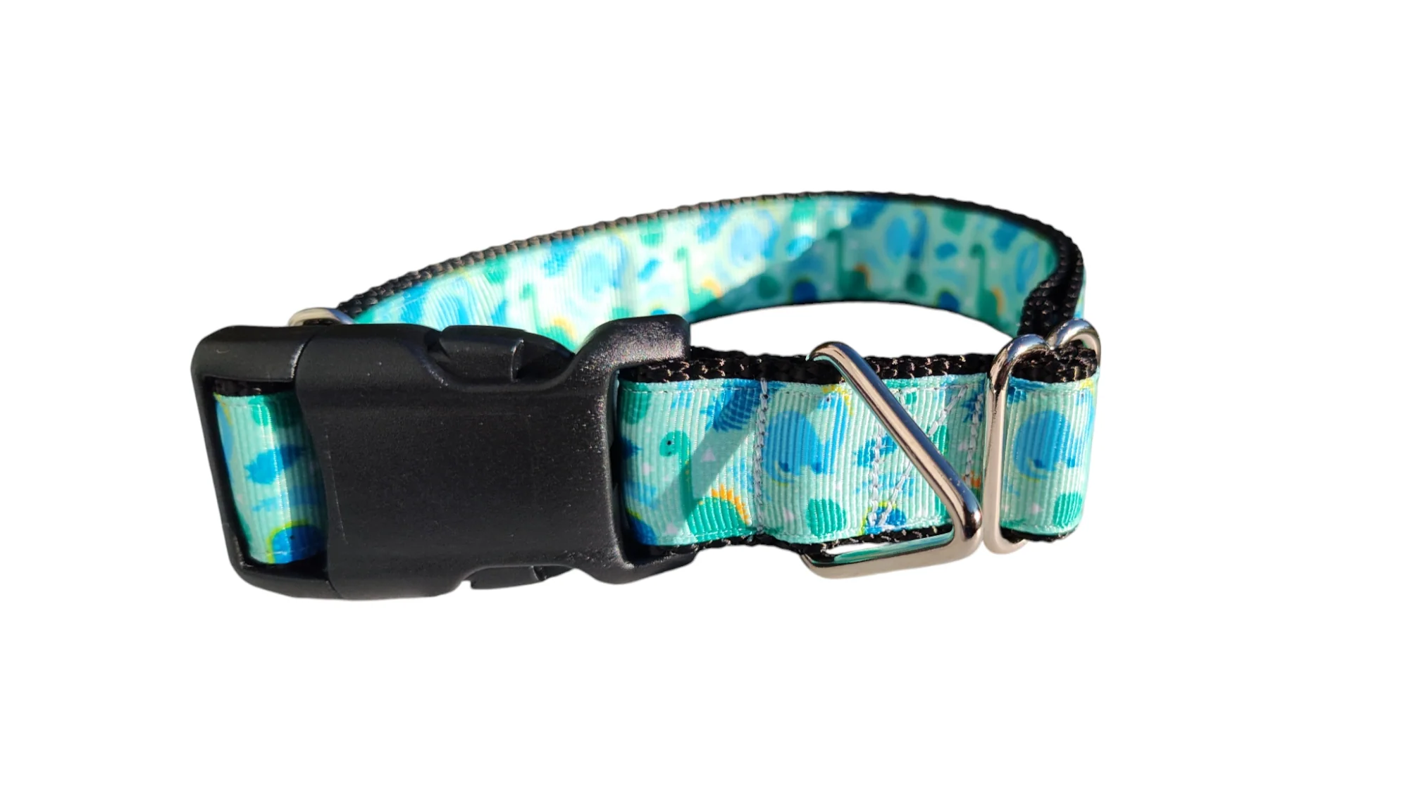 Brachiosaurus Dinosaur Nylon Dog Collar - Image 2