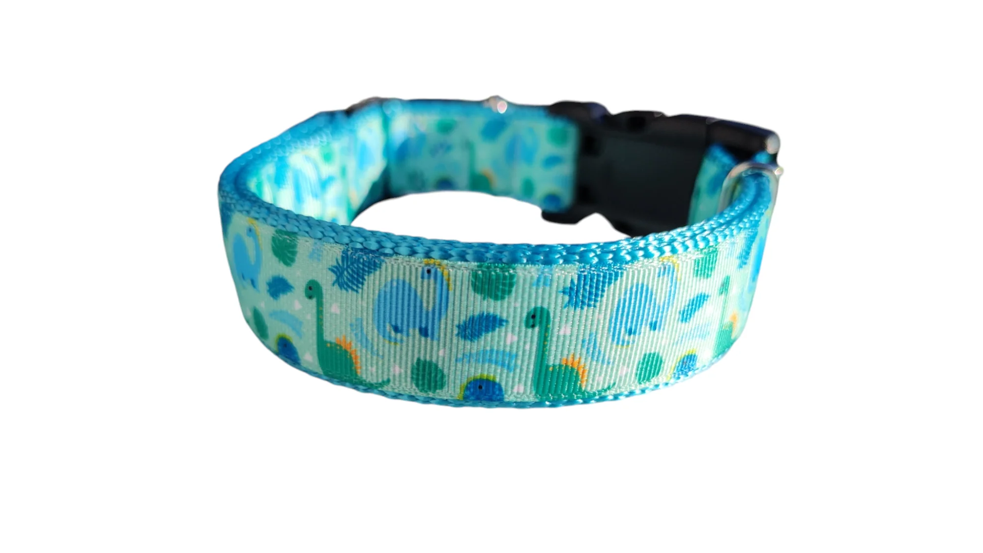 Brachiosaurus Dinosaur Nylon Dog Collar - Image 3
