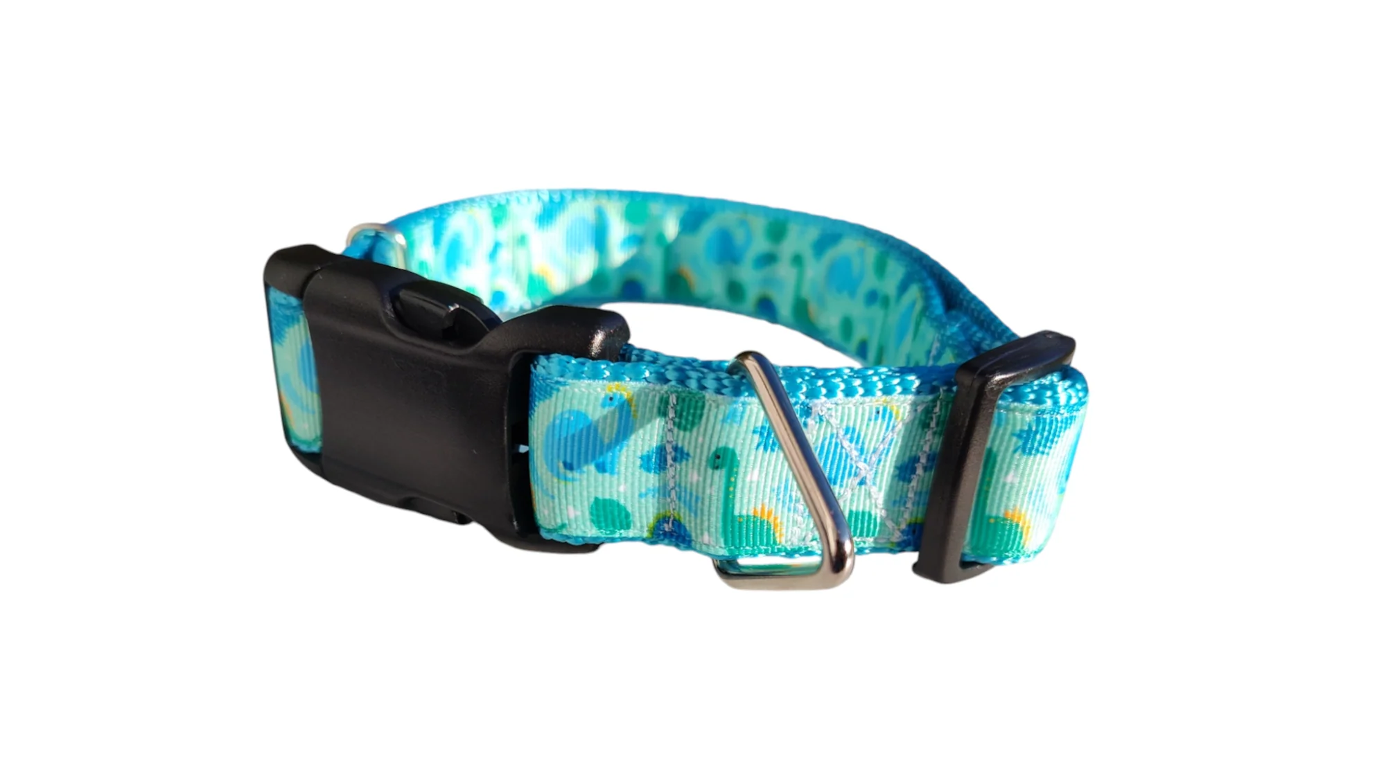 Brachiosaurus Dinosaur Nylon Dog Collar - Image 4