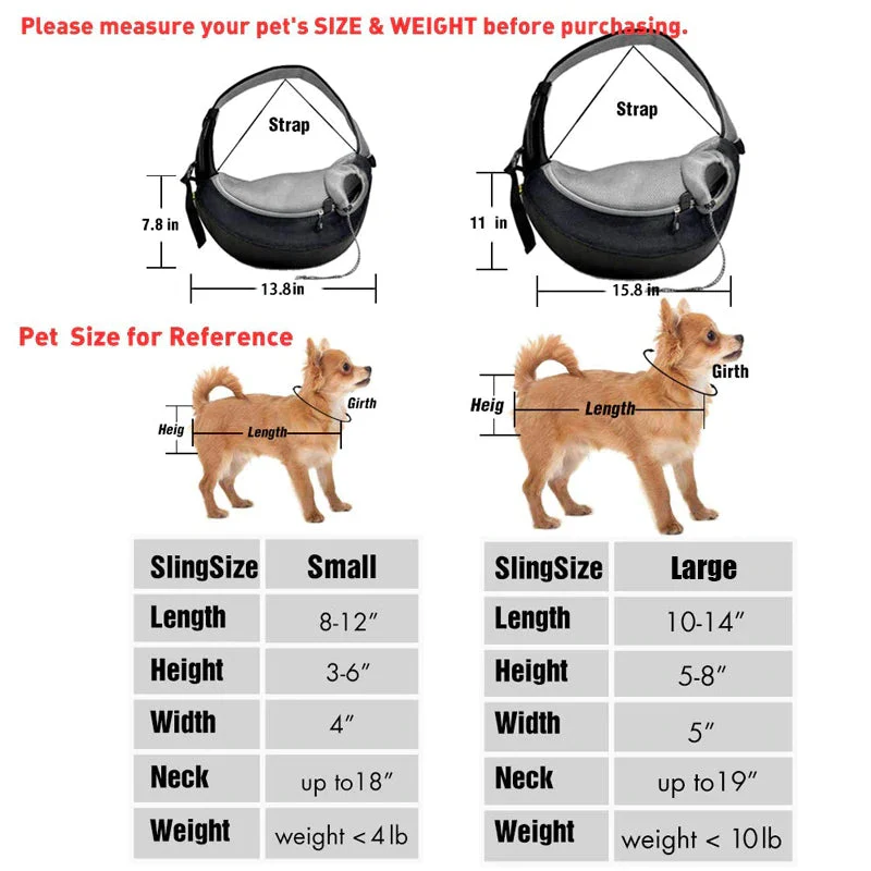 Breathable Pet Carrier Handbag Pouch Sling - Image 2
