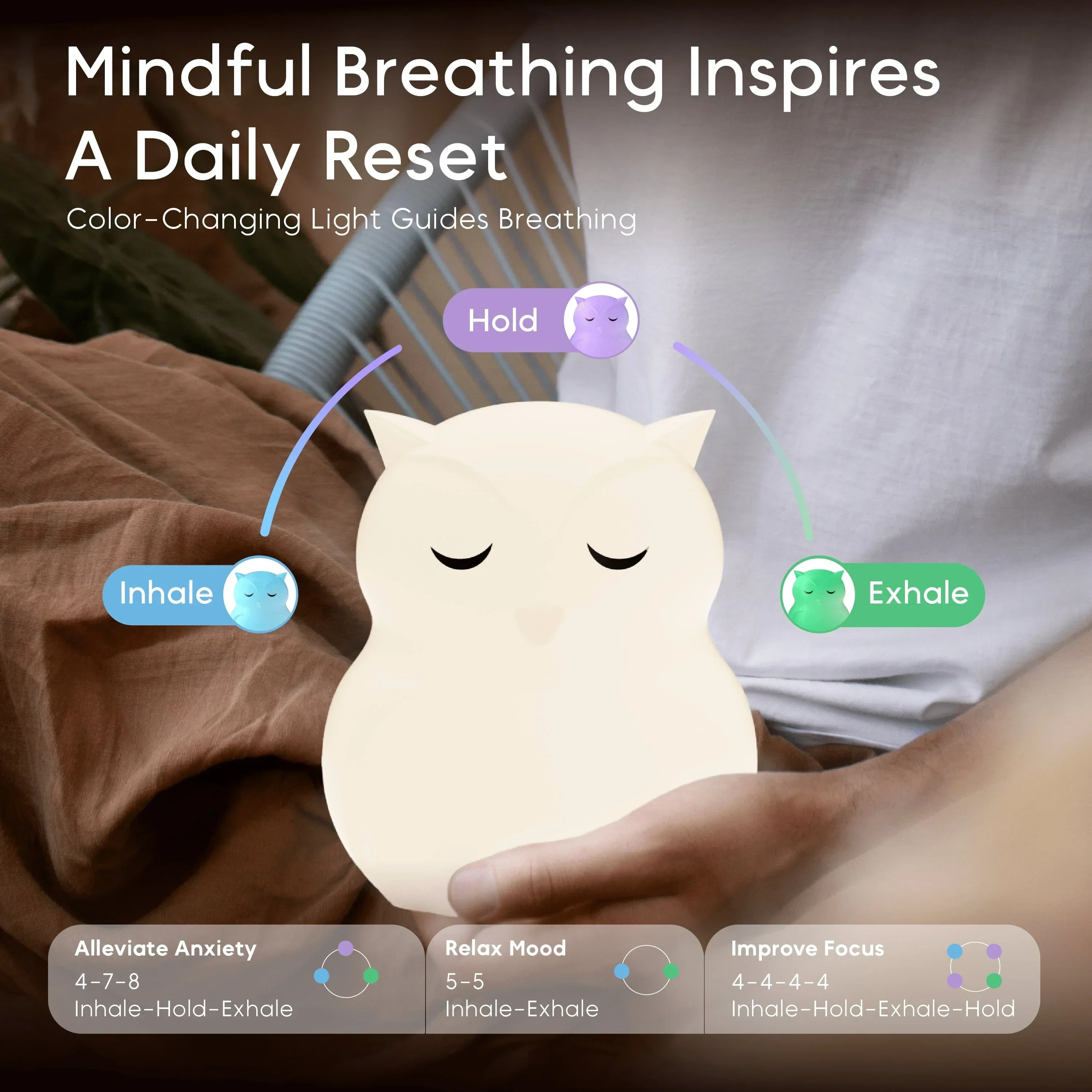 Breathing Pal 'Ollie' The Owl - Image 2