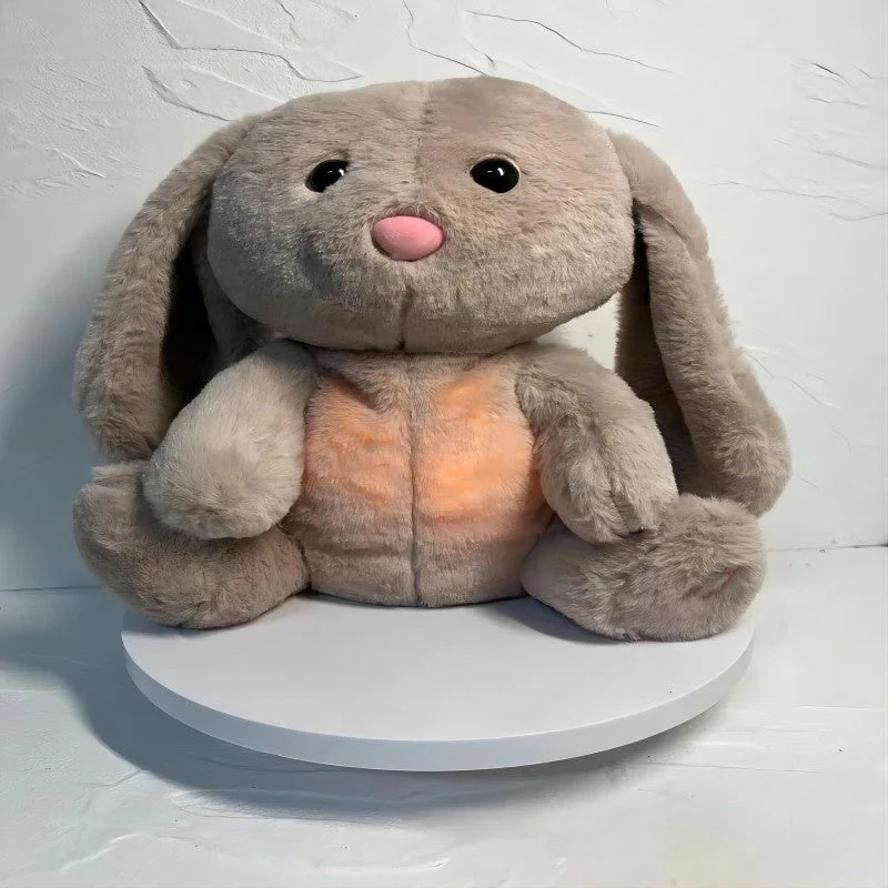 Breathing Rabbit Soothing Sensory Plush Toy With Relieve Anxiety Bunny Comforter Breathes For Newborn Conciliate Baby - Image 10