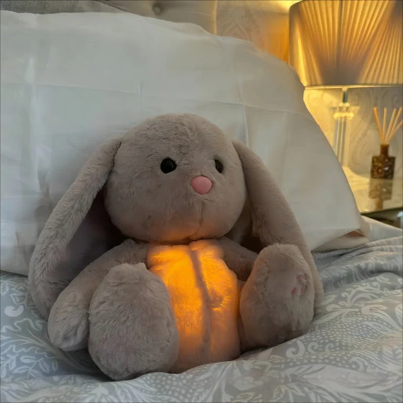 Breathing Rabbit Soothing Sensory Plush Toy With Relieve Anxiety Bunny Comforter Breathes For Newborn Conciliate Baby - Image 9