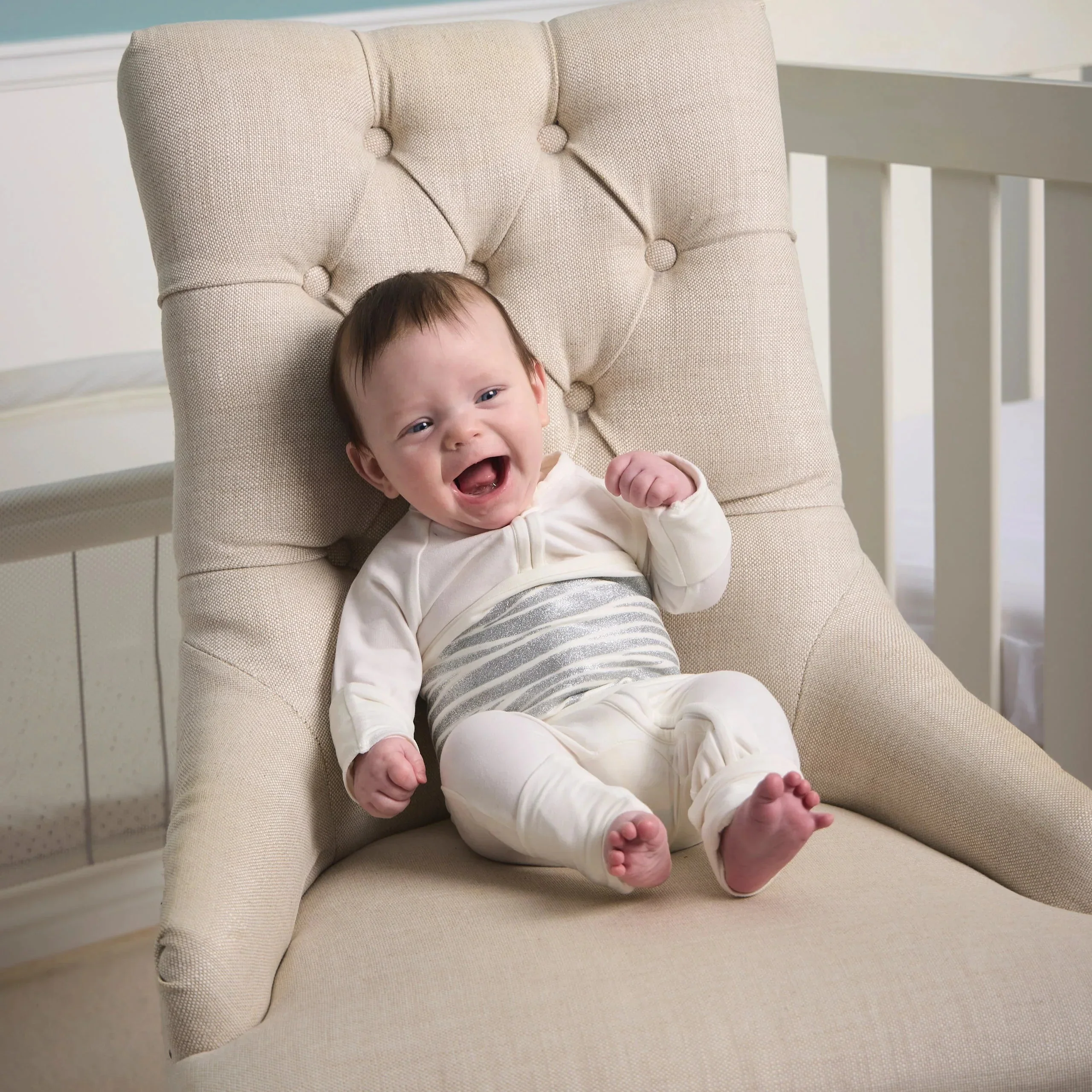 Breathing Reassurance Convertible Baby PJ's - Image 3