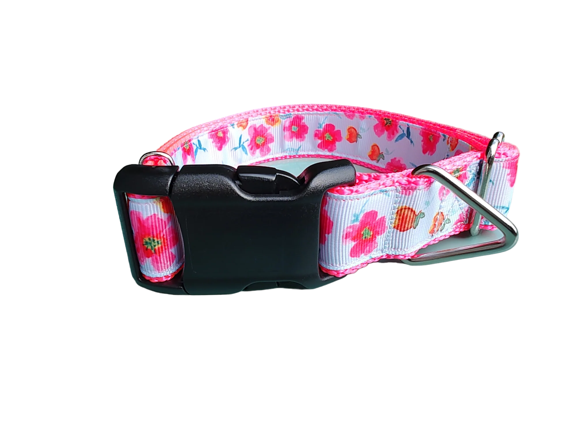 Bright Flowers Nylon Dog Collar - Image 5