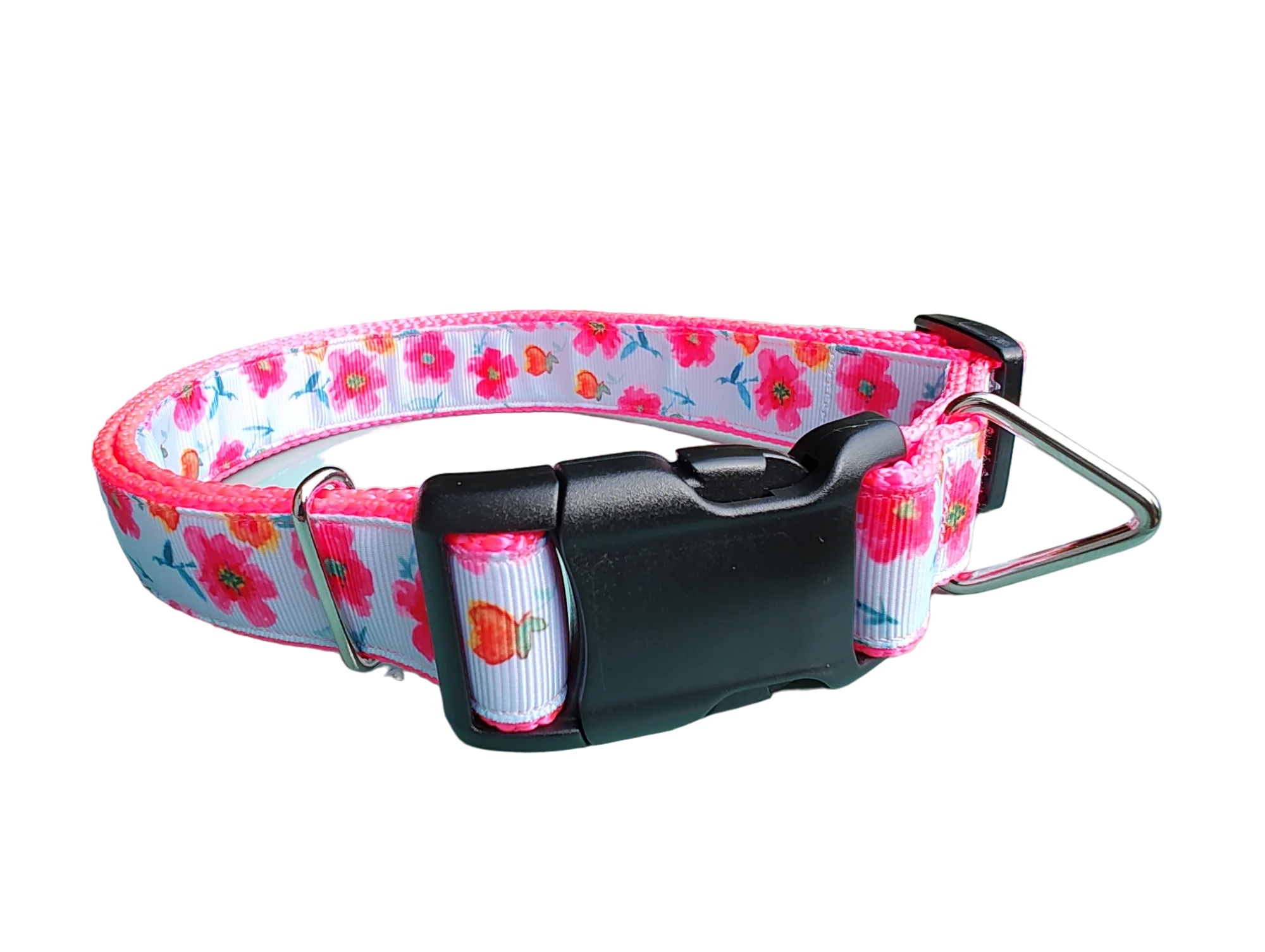 Bright Flowers Nylon Dog Collar - Image 6