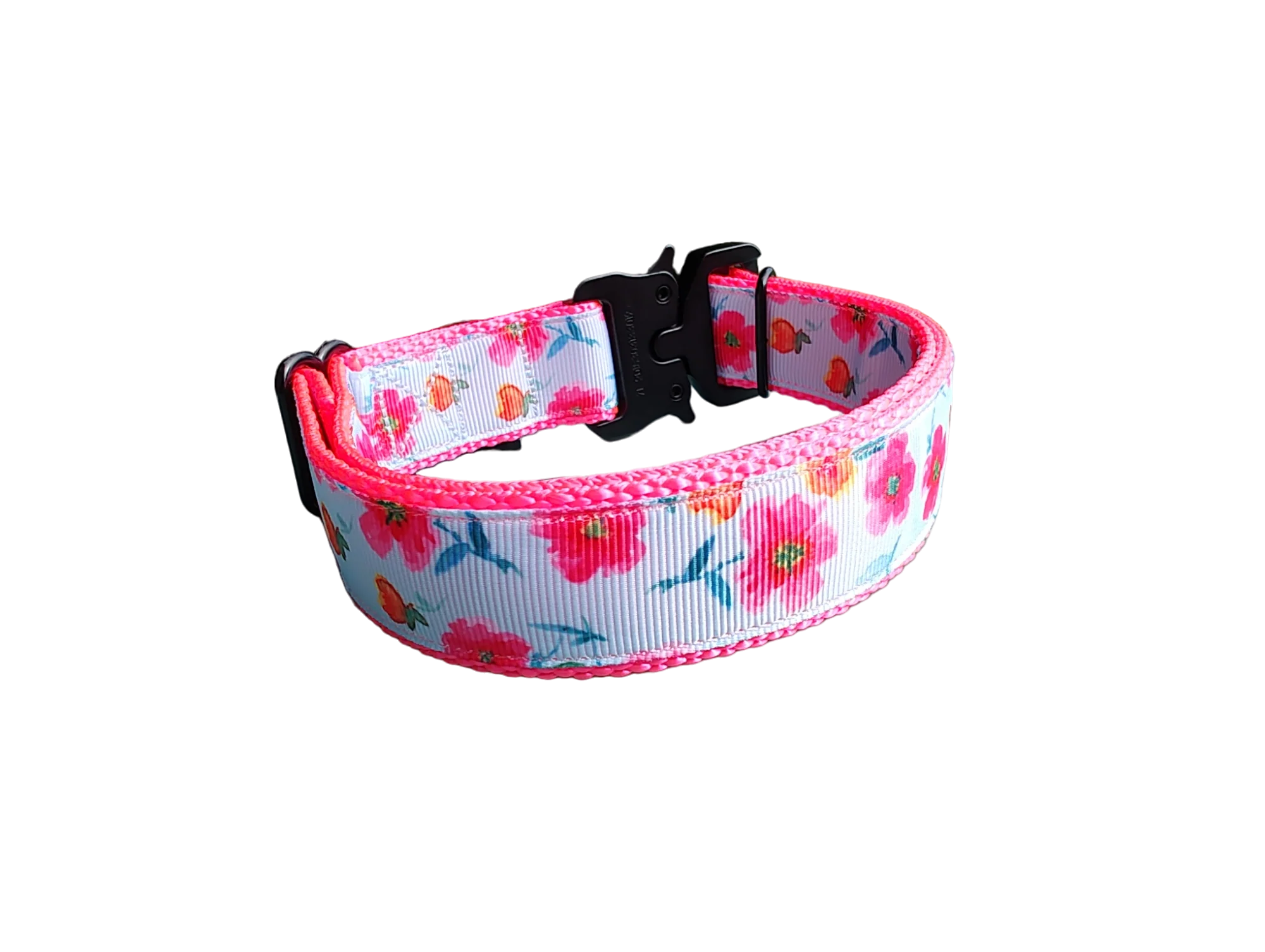 Bright Flowers Nylon Dog Collar - Image 8