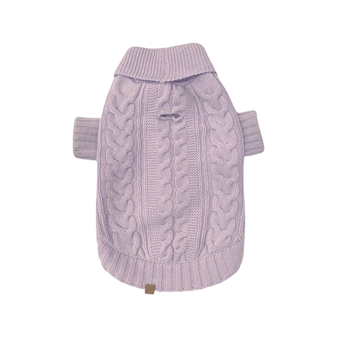 Brooklyn Cashmere Cardigan, Soft lilac - Image 2