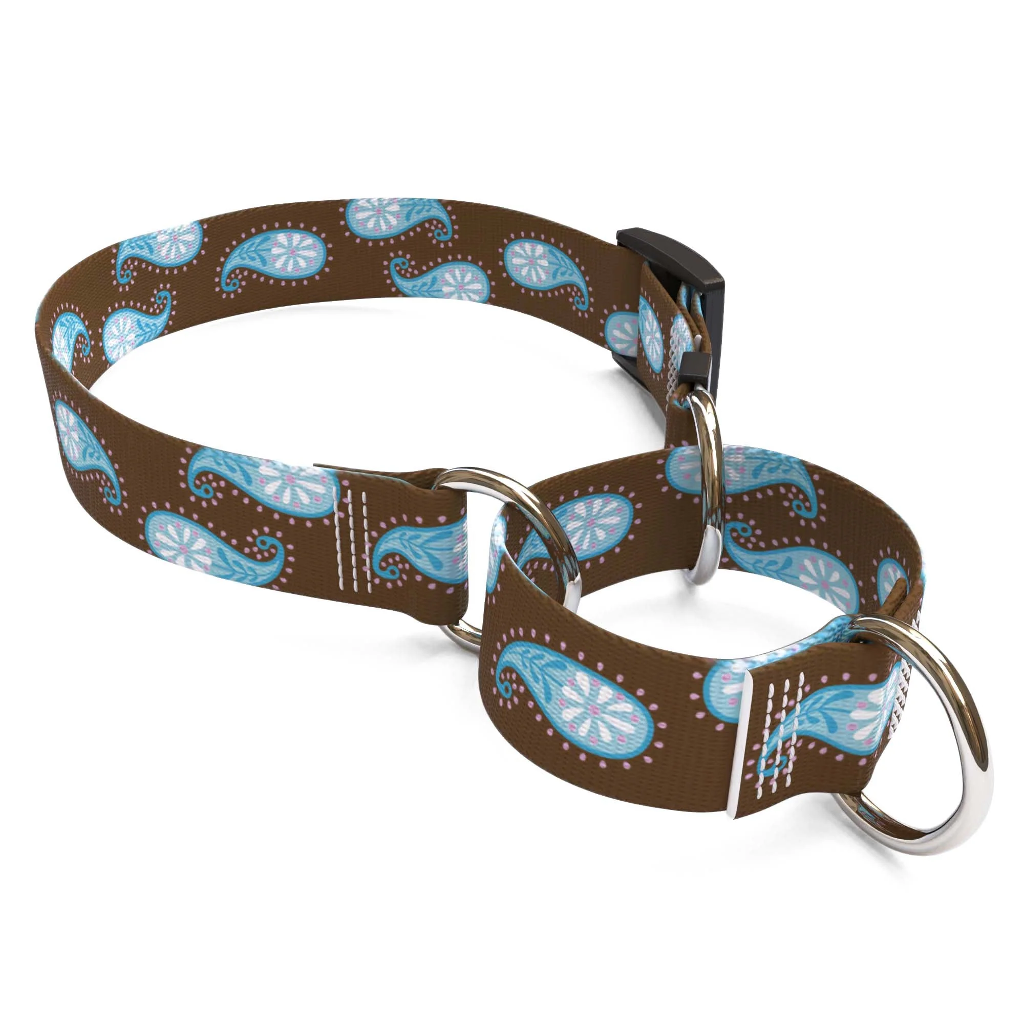Brown Paisley Dog Collar - Image 3