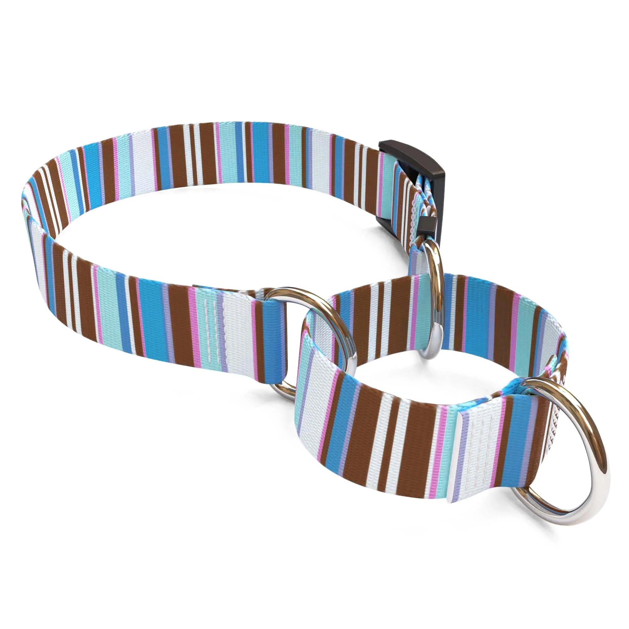 Brown Stripes Dog Collar - Image 3