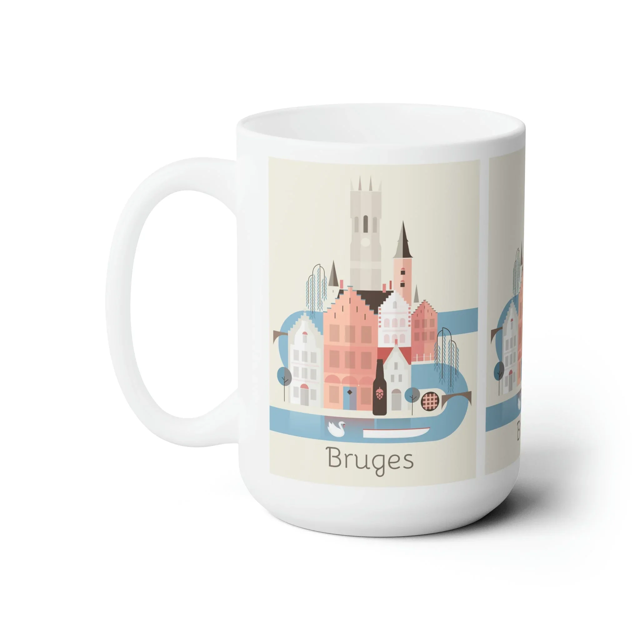Bruges Ceramic Mug 11oz or 15oz