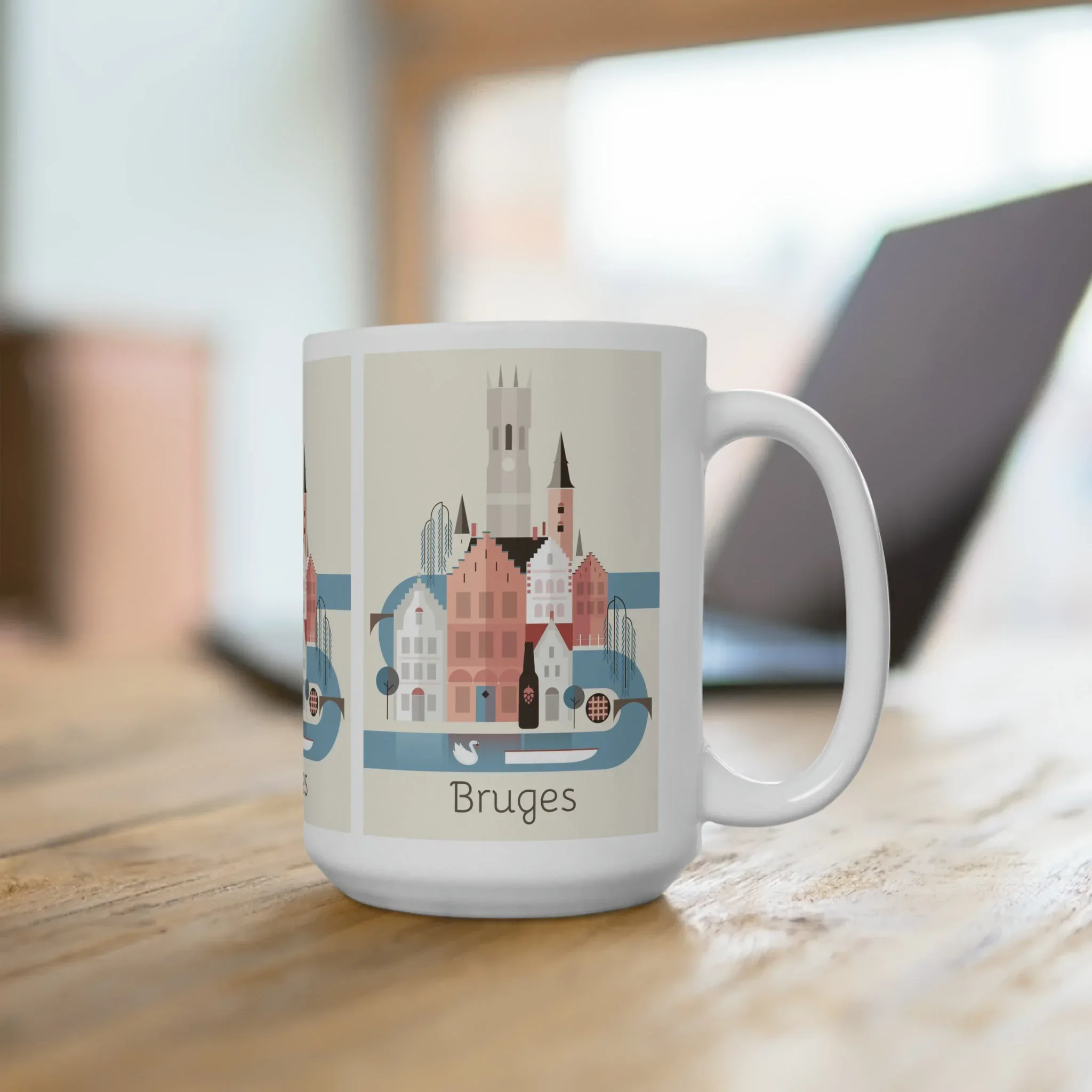 Bruges Ceramic Mug 11oz or 15oz - Image 4