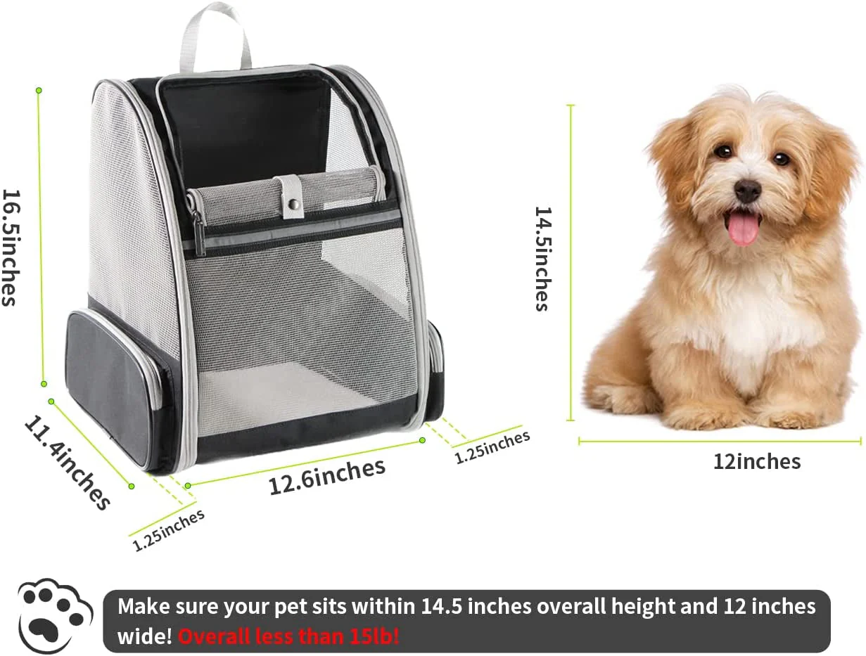 Bubble Backpack Pet Carriers for Cats and Dogs - Image 2