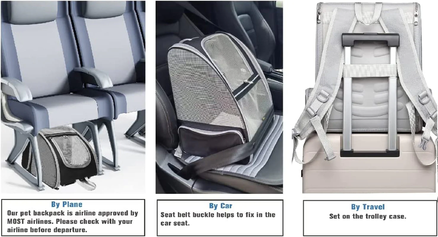 Bubble Backpack Pet Carriers for Cats and Dogs - Image 3