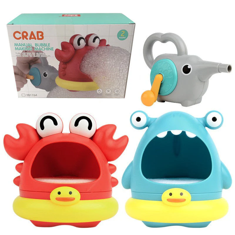 Bubble Blowing Machine Shark Bathroom Bath Toys - Image 5