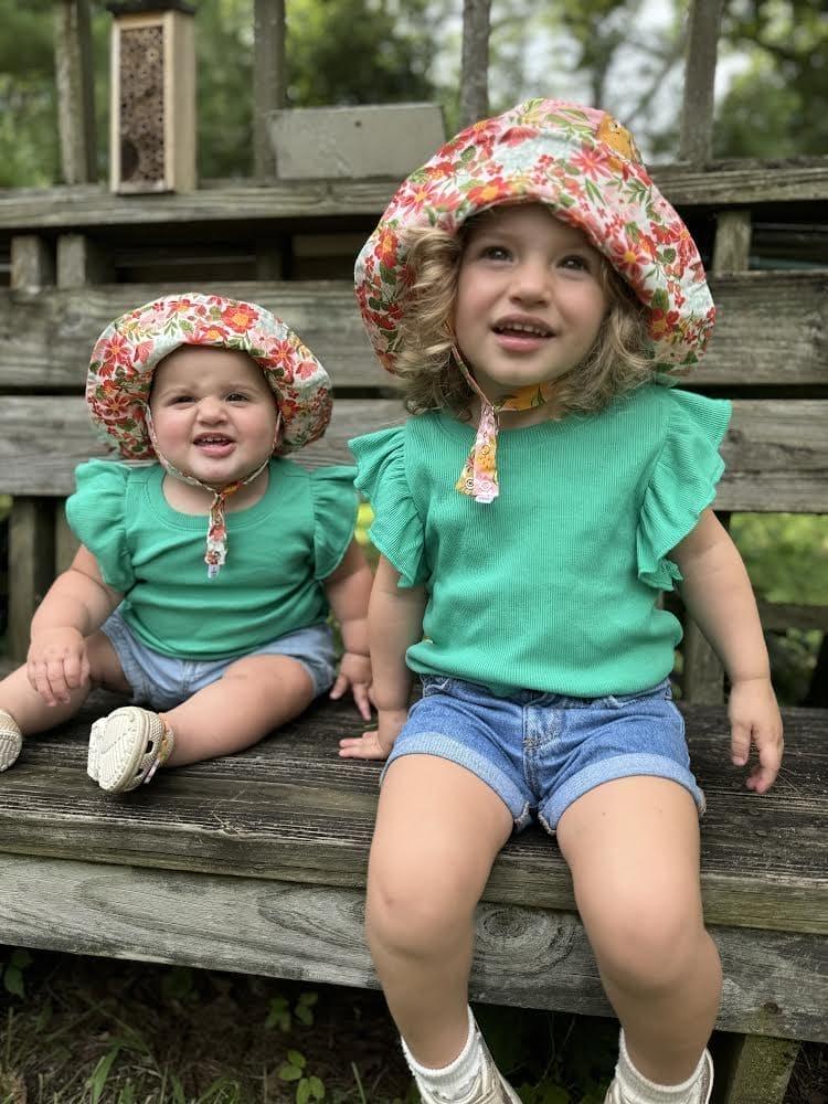 Bucket hat in Organic Strawberry Lemonade - Image 2