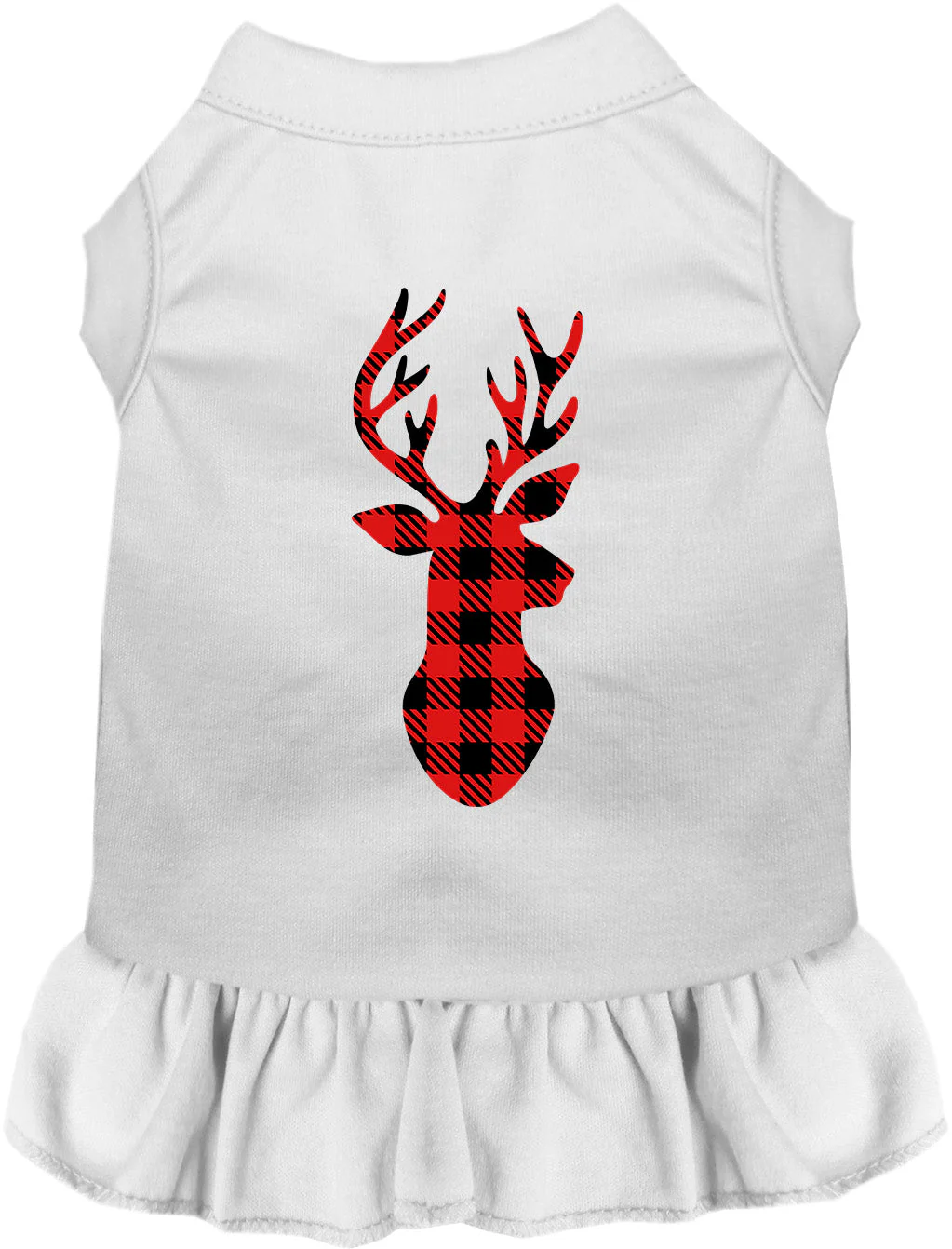 Buffalo Check Christmas Deer Pet Dress - Image 10