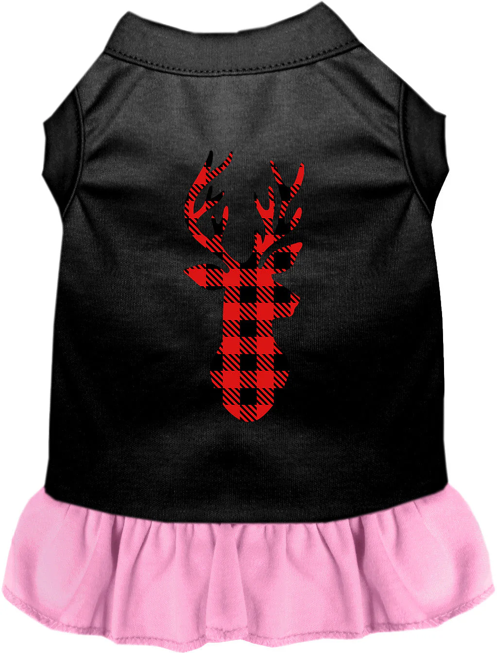 Buffalo Check Christmas Deer Pet Dress - Image 5
