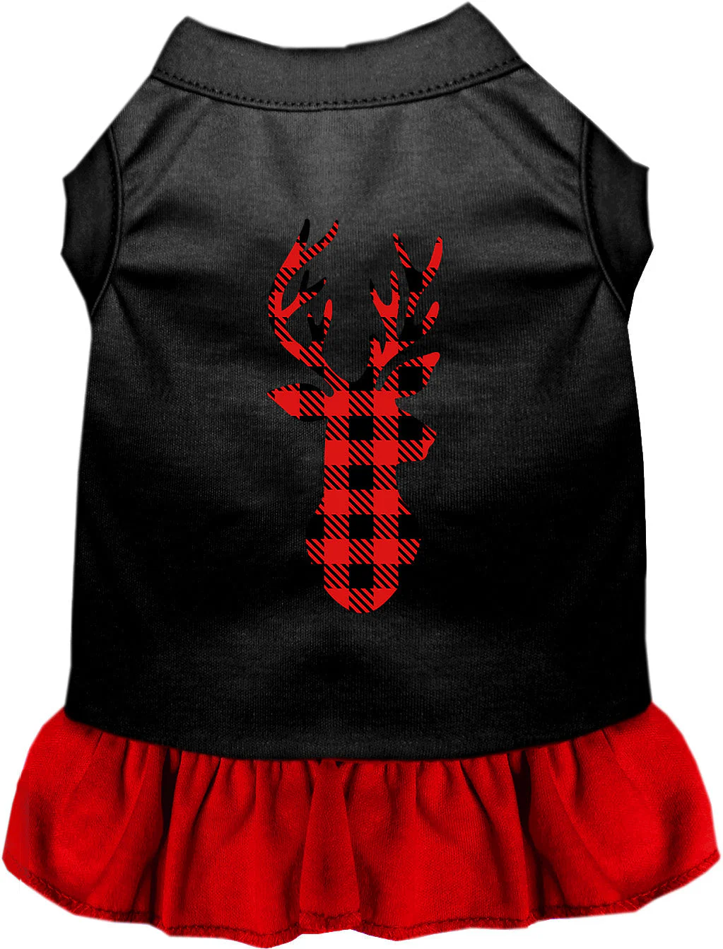 Buffalo Check Christmas Deer Pet Dress - Image 6