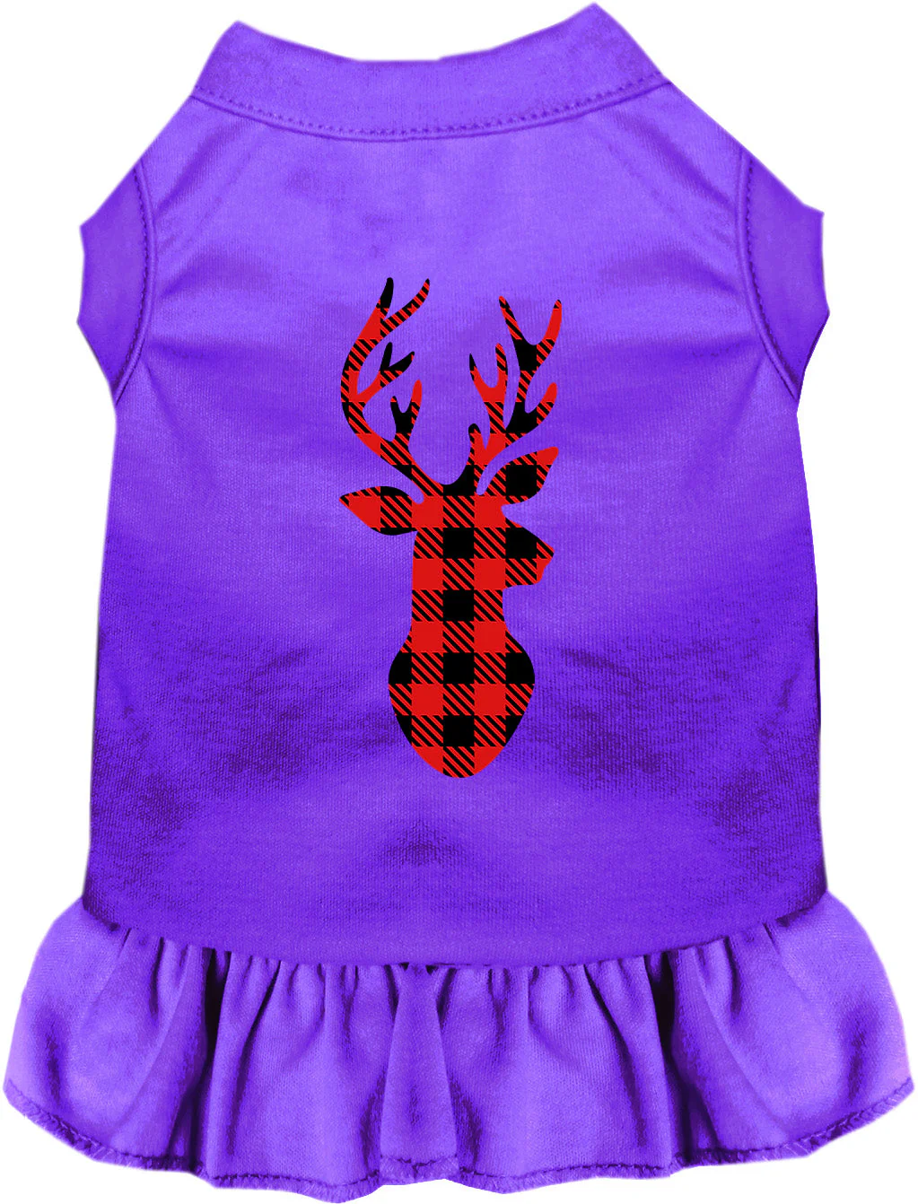 Buffalo Check Christmas Deer Pet Dress - Image 9