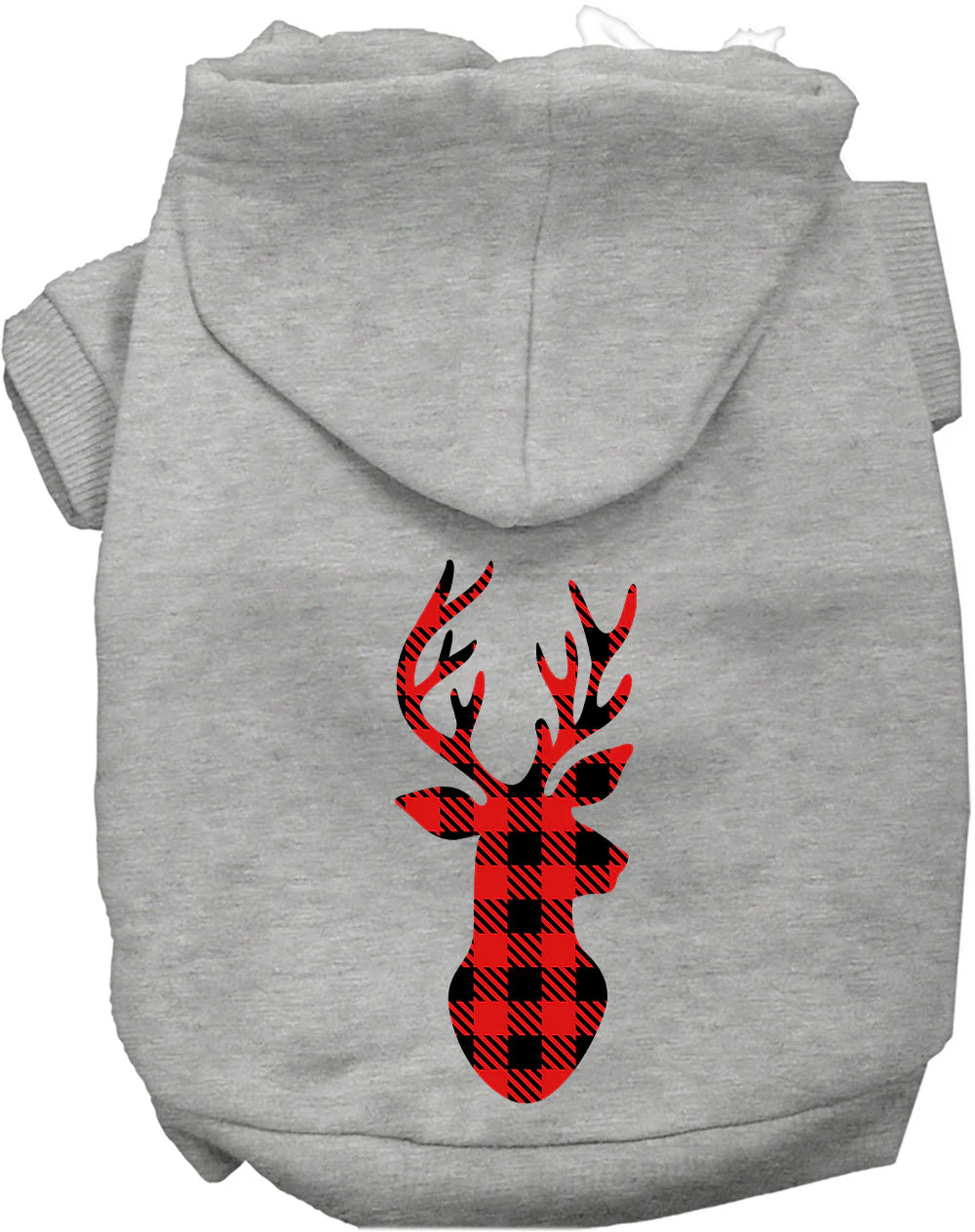 Buffalo Check Deer Pet Hoodie - Image 10