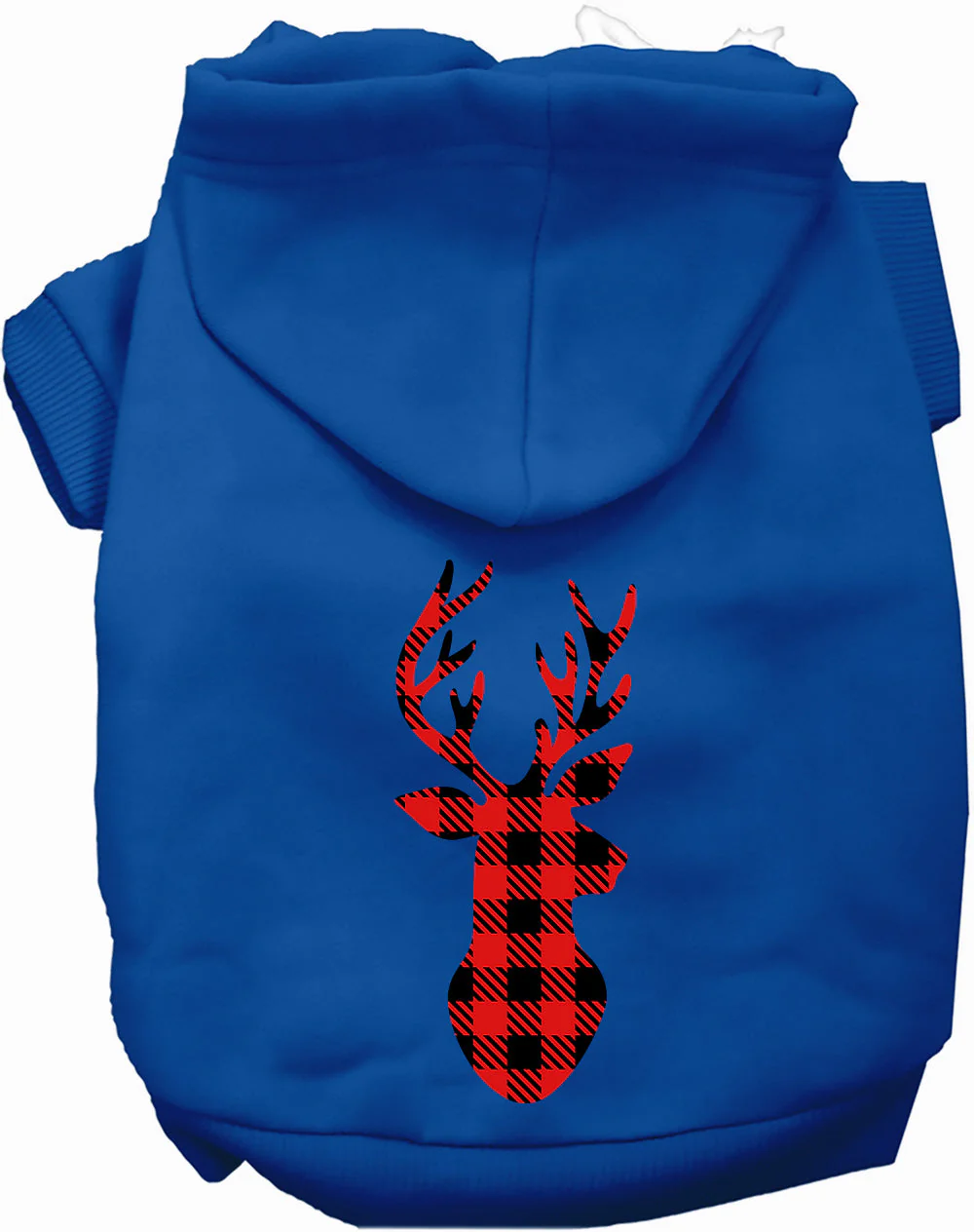 Buffalo Check Deer Pet Hoodie - Image 4