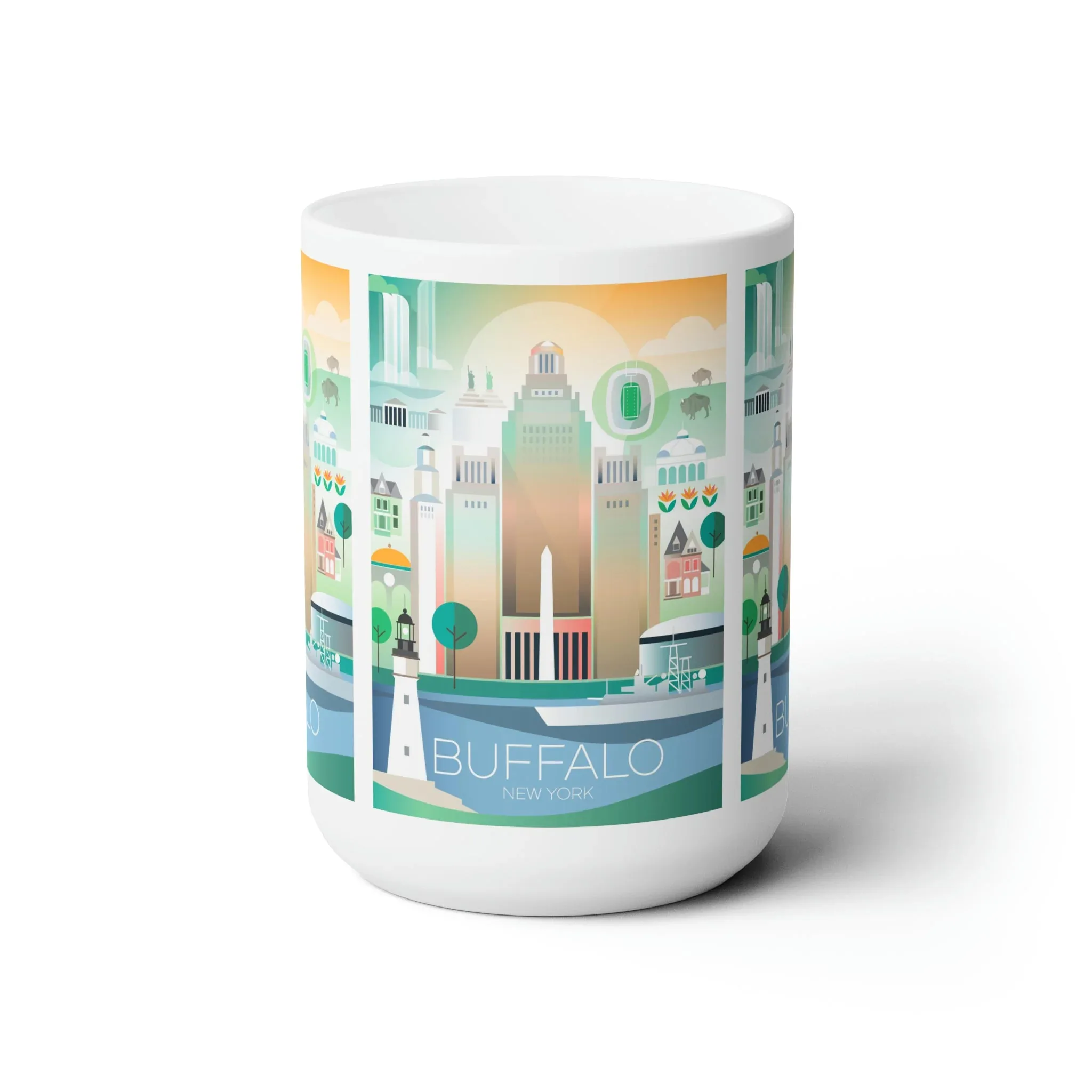 Buffalo, New York Ceramic Mug 11oz or 15oz - Image 2