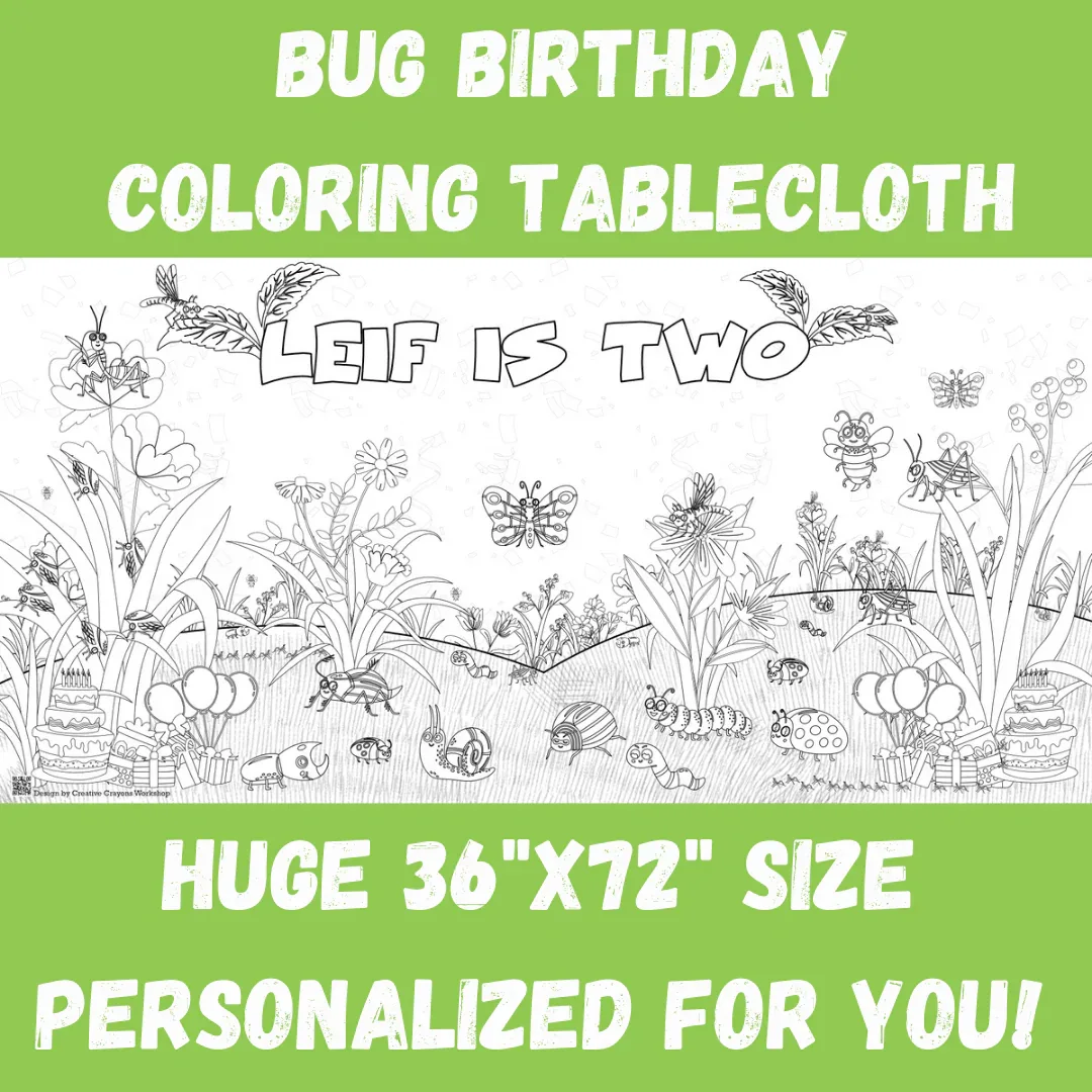 Bugs Coloring Tablecloth - Image 4