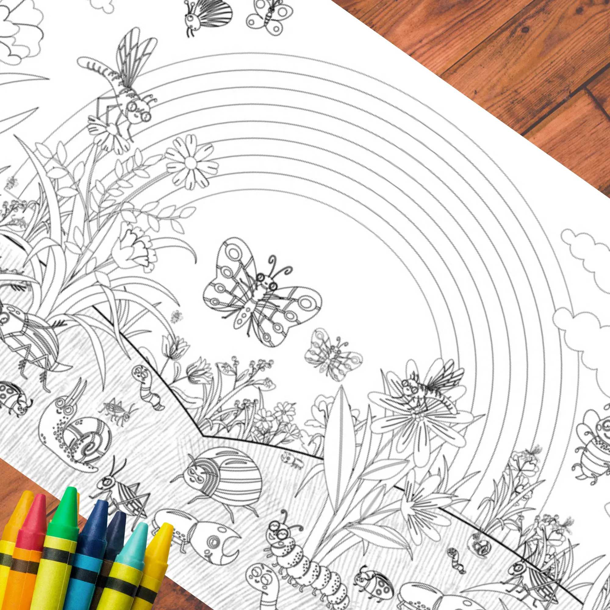 Bugs Coloring Tablecloth - Image 5