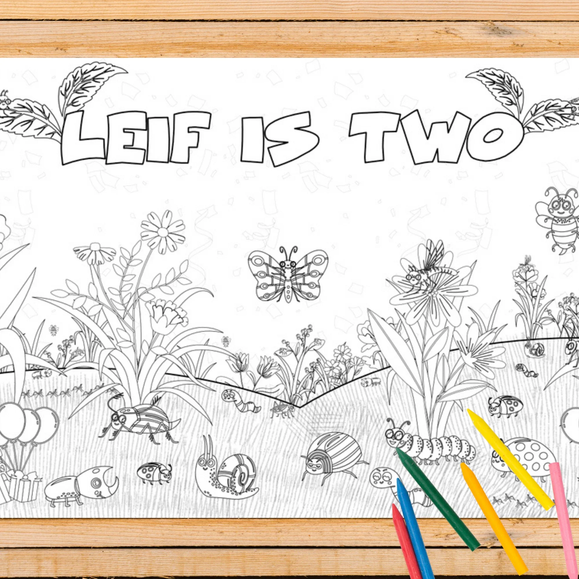 Bugs Coloring Tablecloth - Image 7