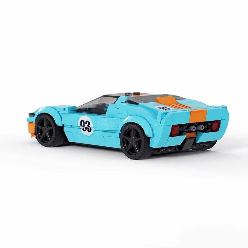 Building Block Car Model Assembled Sports Speed8 Grid Boy Toy Gift - Image 3
