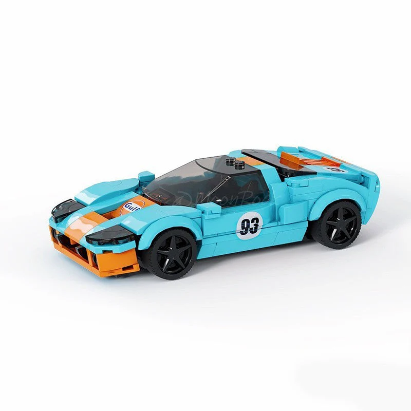 Building Block Car Model Assembled Sports Speed8 Grid Boy Toy Gift - Image 5