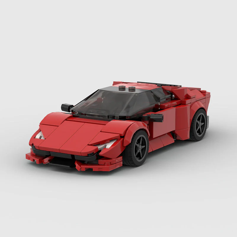 Building Block Puzzle Assembling Parts Package Racing Model - Image 4
