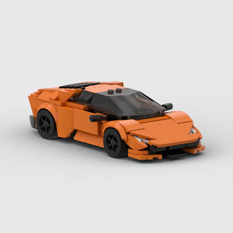 Building Block Puzzle Assembling Parts Package Racing Model - Image 5