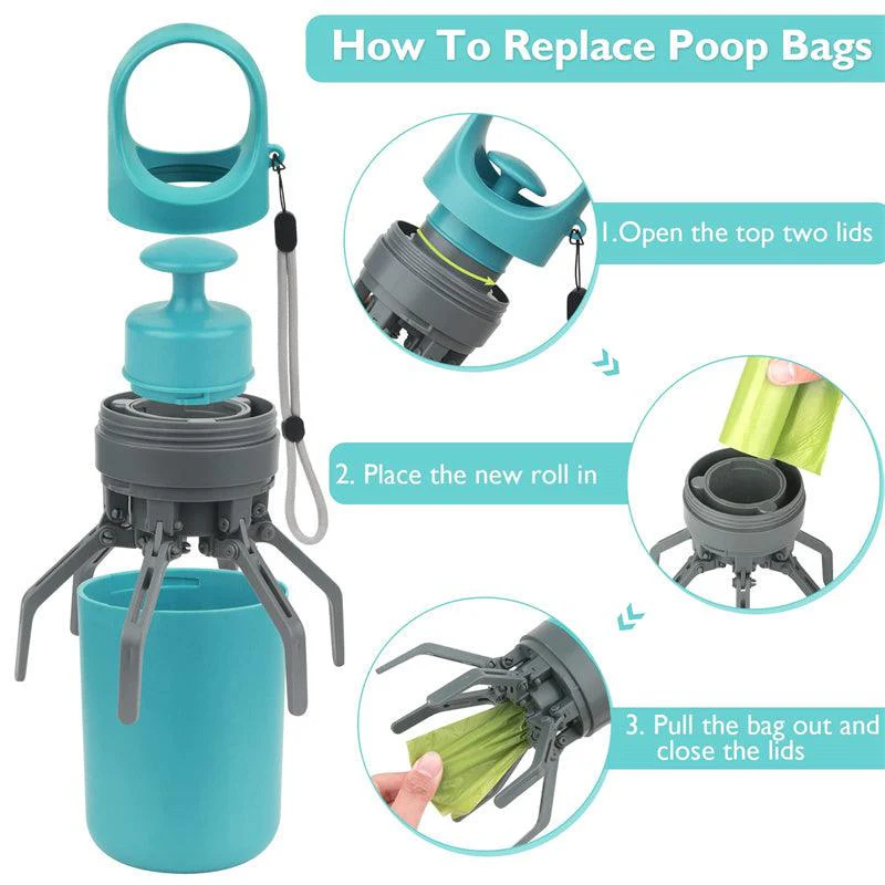 Built-in Poop Bag Pet Pooper Scooper - Image 3