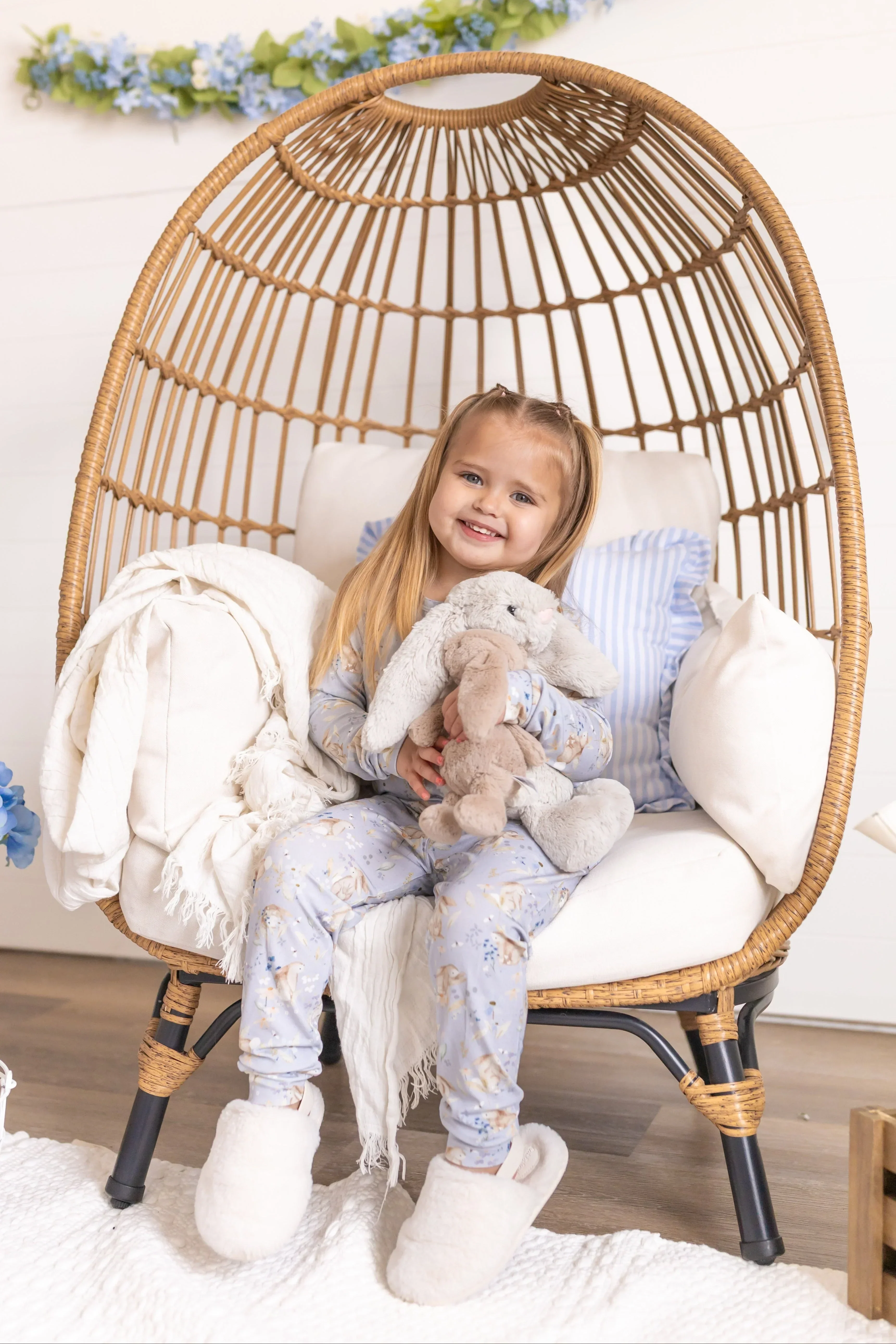 Bunny Blossoms 2pc Bamboo Pajamas - Image 12