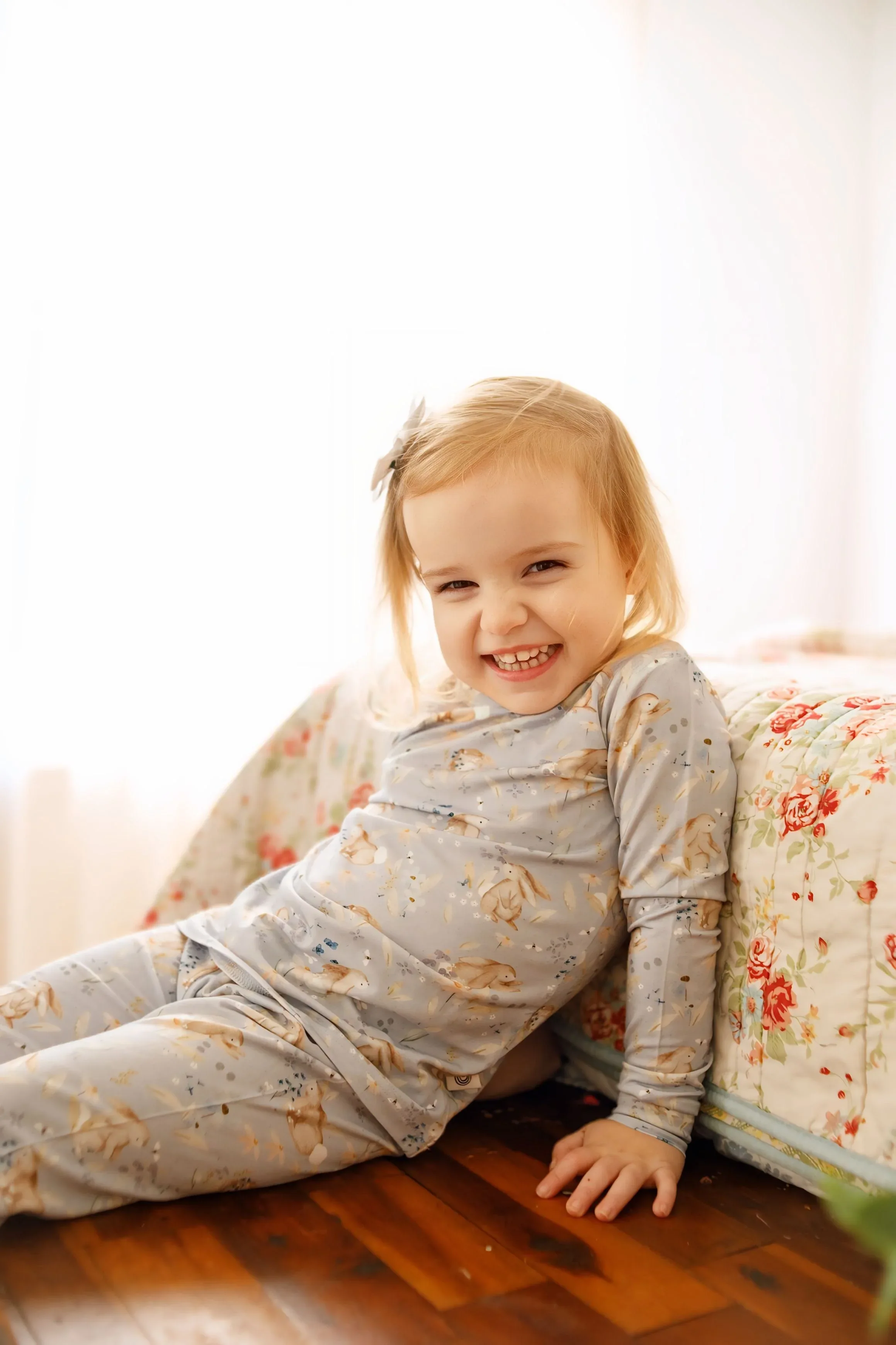 Bunny Blossoms 2pc Bamboo Pajamas - Image 6