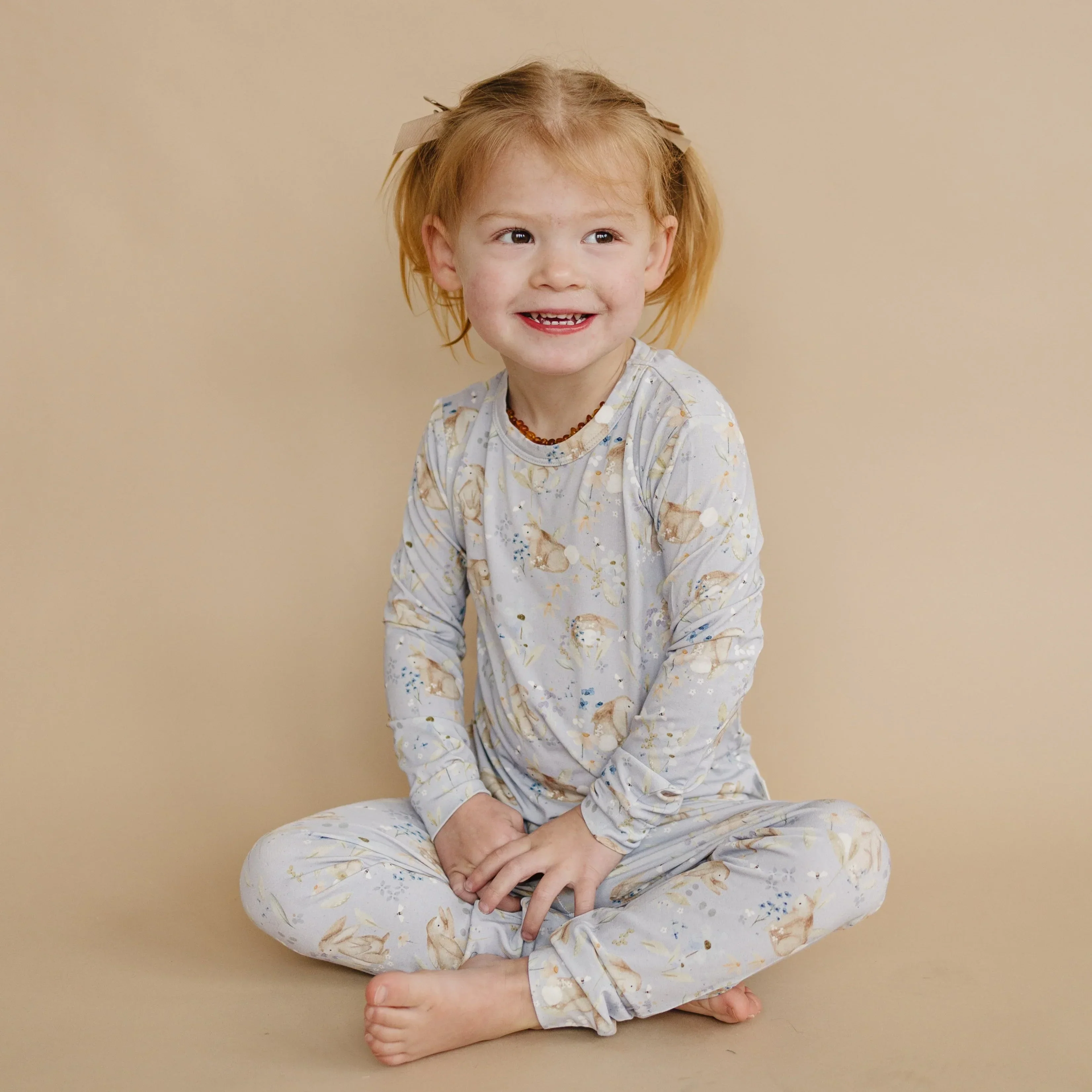 Bunny Blossoms 2pc Bamboo Pajamas - Image 7
