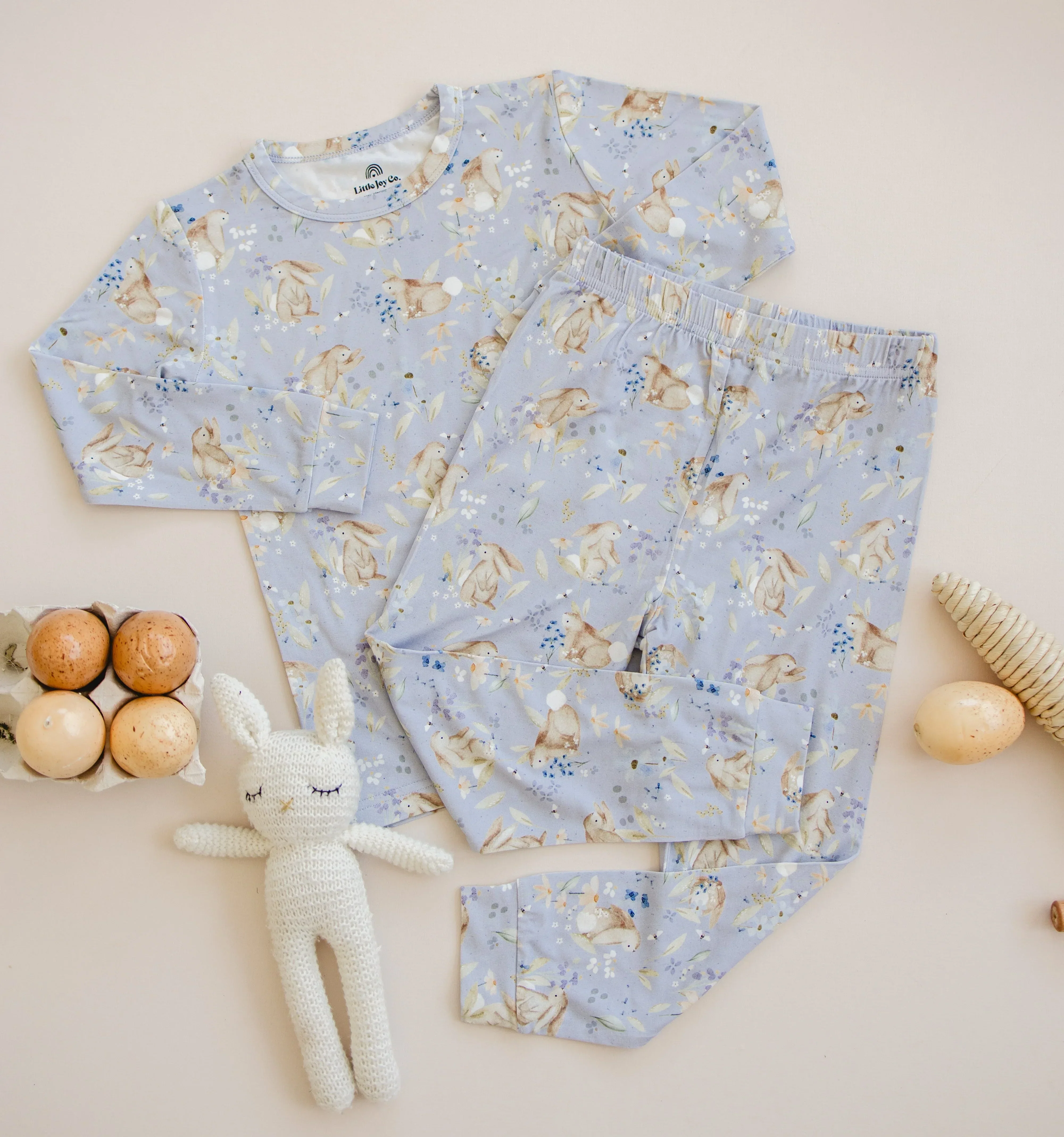 Bunny Blossoms 2pc Bamboo Pajamas - Image 8