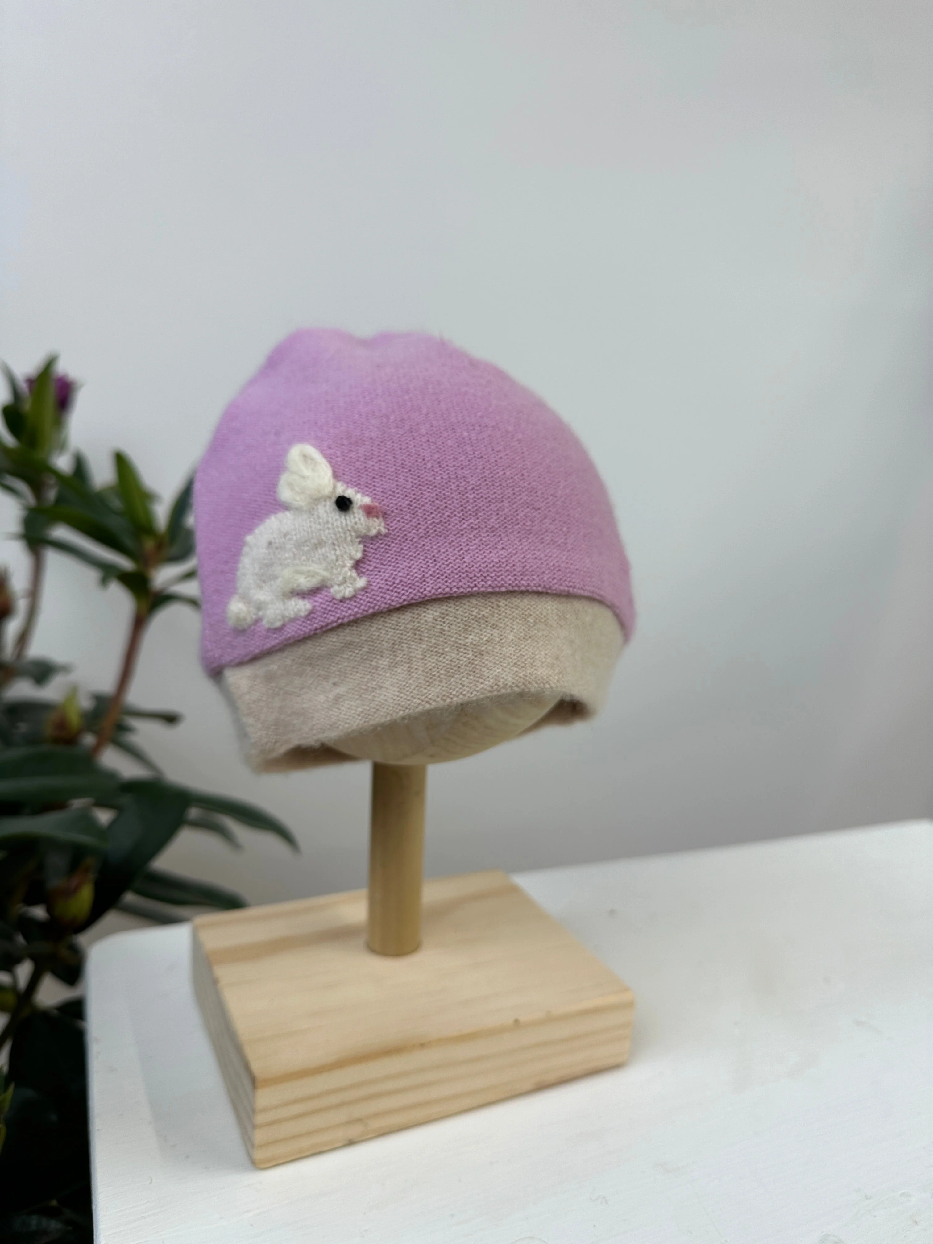 Bunny Cashmere Hat - Baby - Image 2