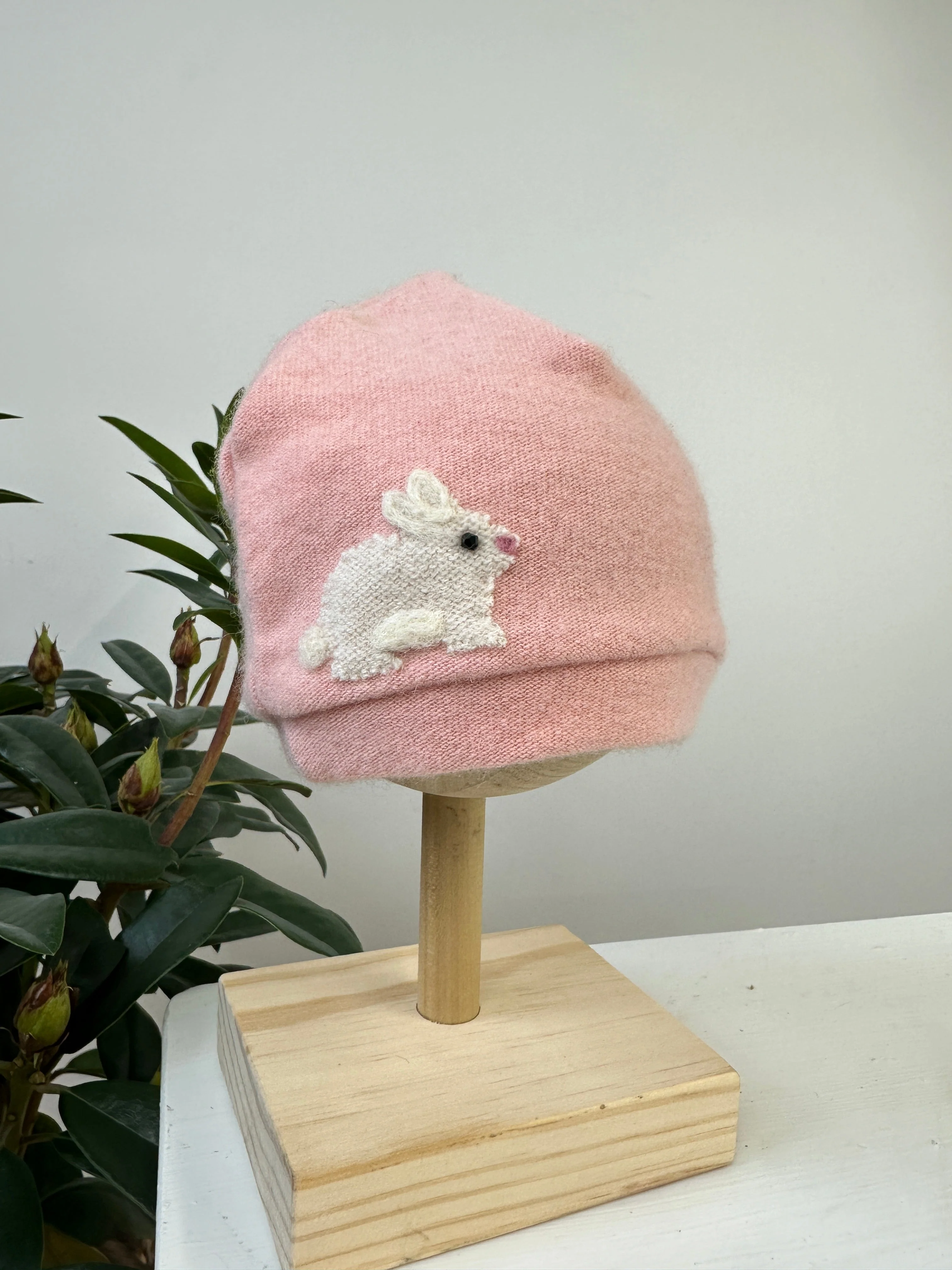 Bunny Cashmere Hat - Baby - Image 3