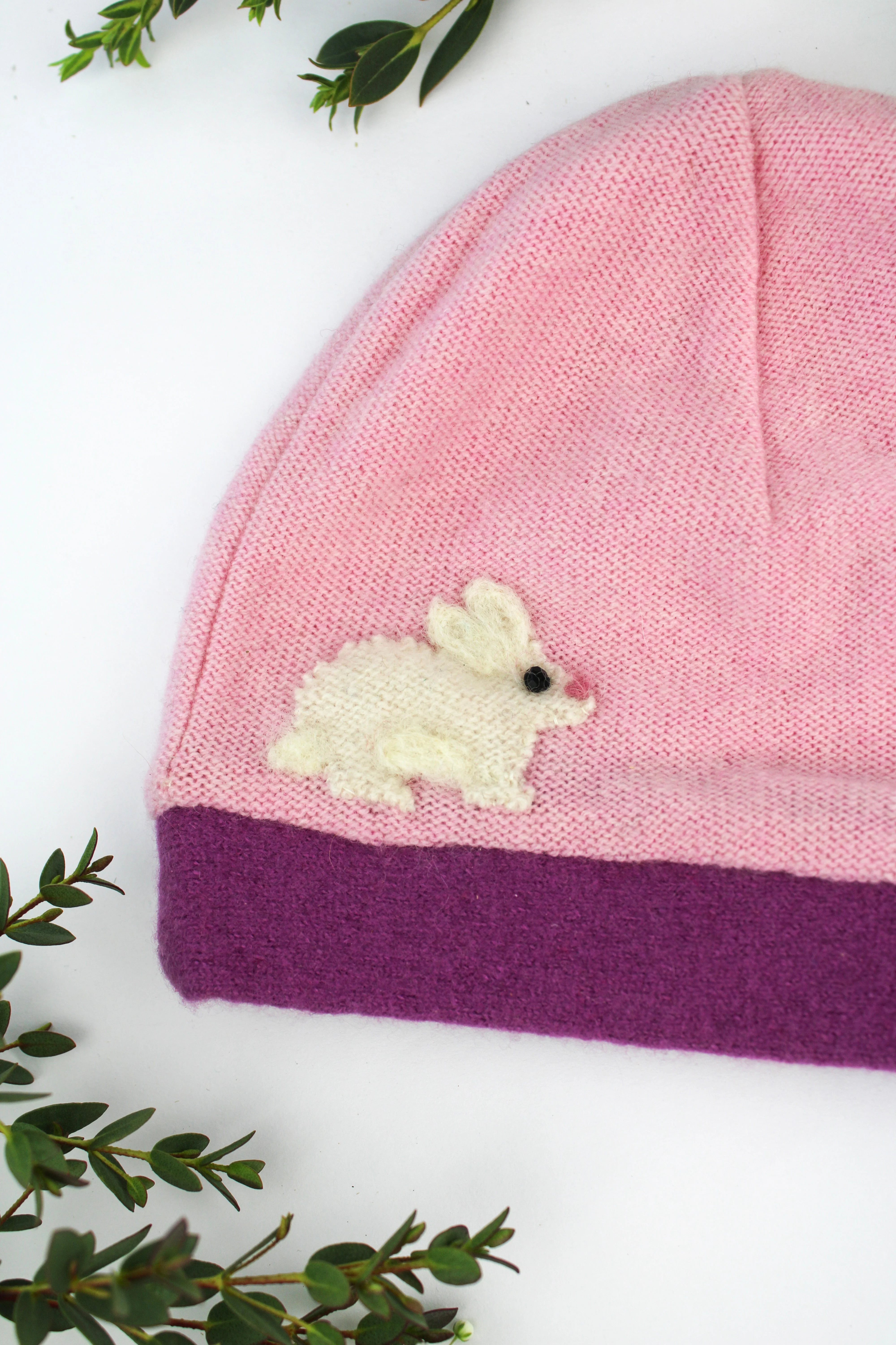 Bunny Cashmere Hat - Baby - Image 5