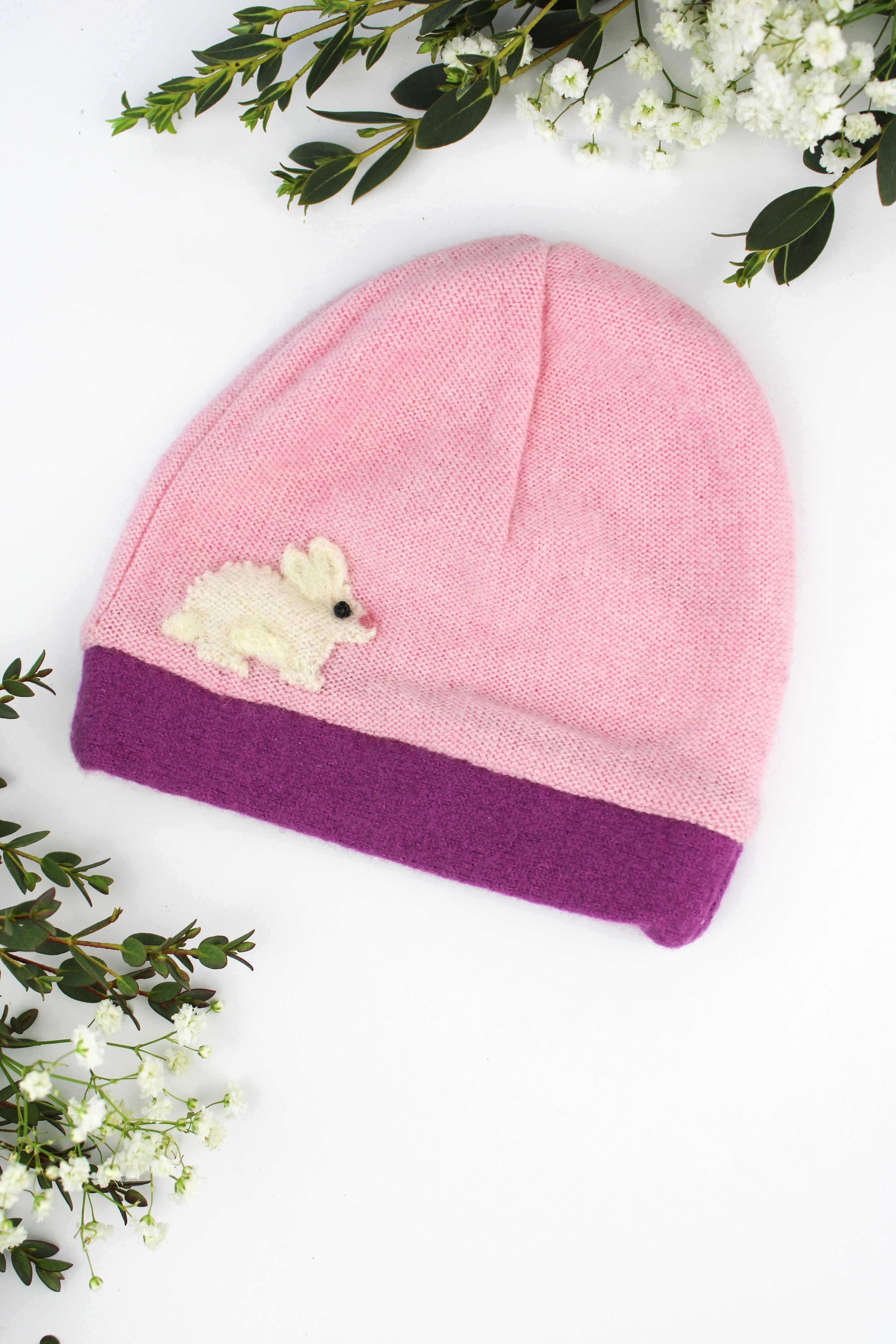 Bunny Cashmere Hat - Baby - Image 6