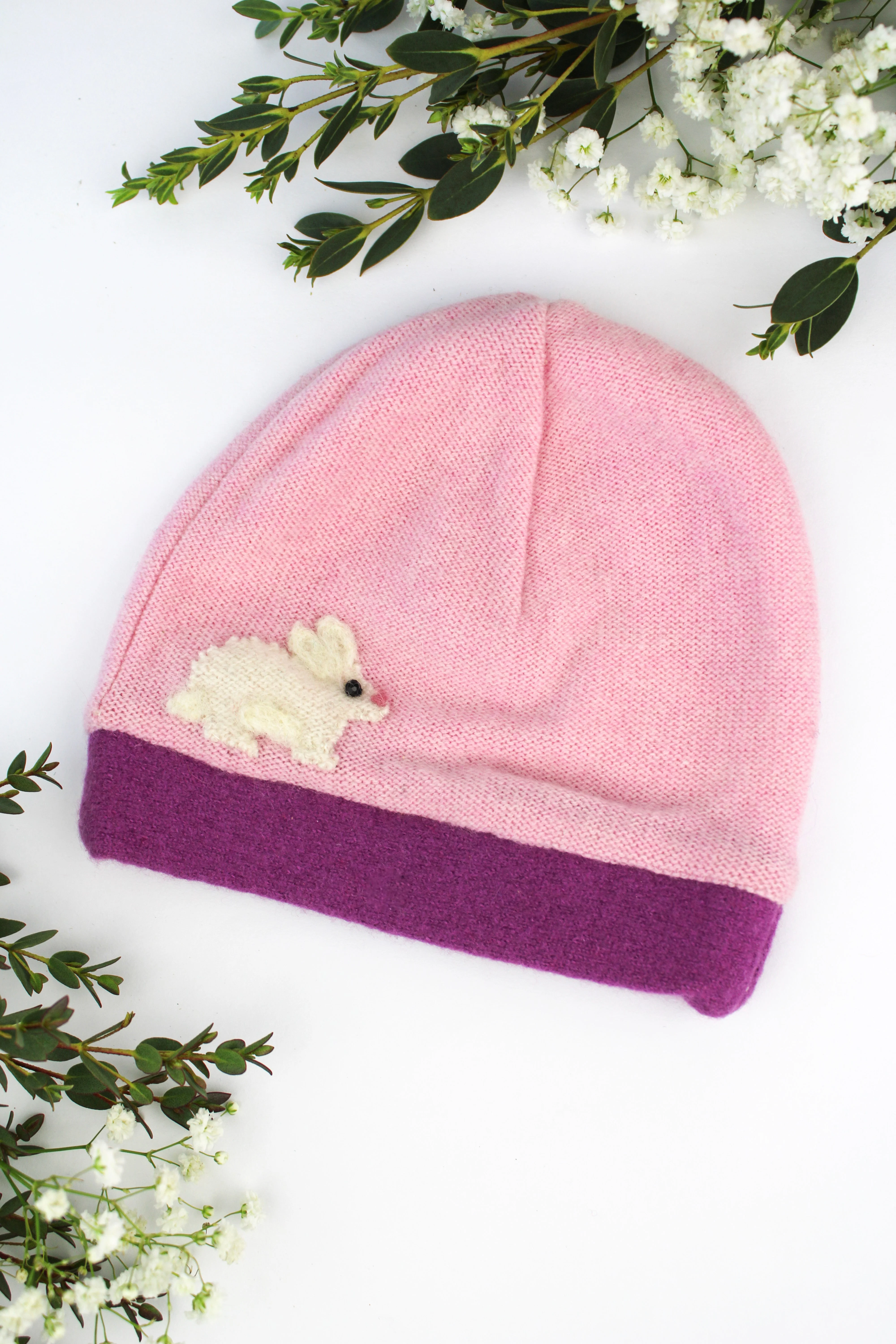 Bunny Cashmere Hat - Baby - Image 7