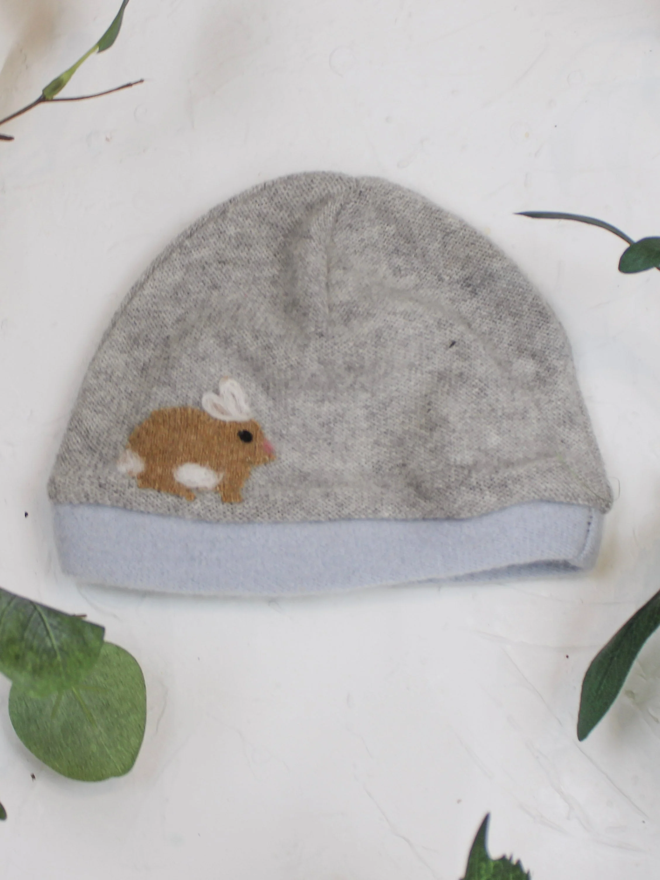 Bunny Cashmere Hat - Baby - Image 9