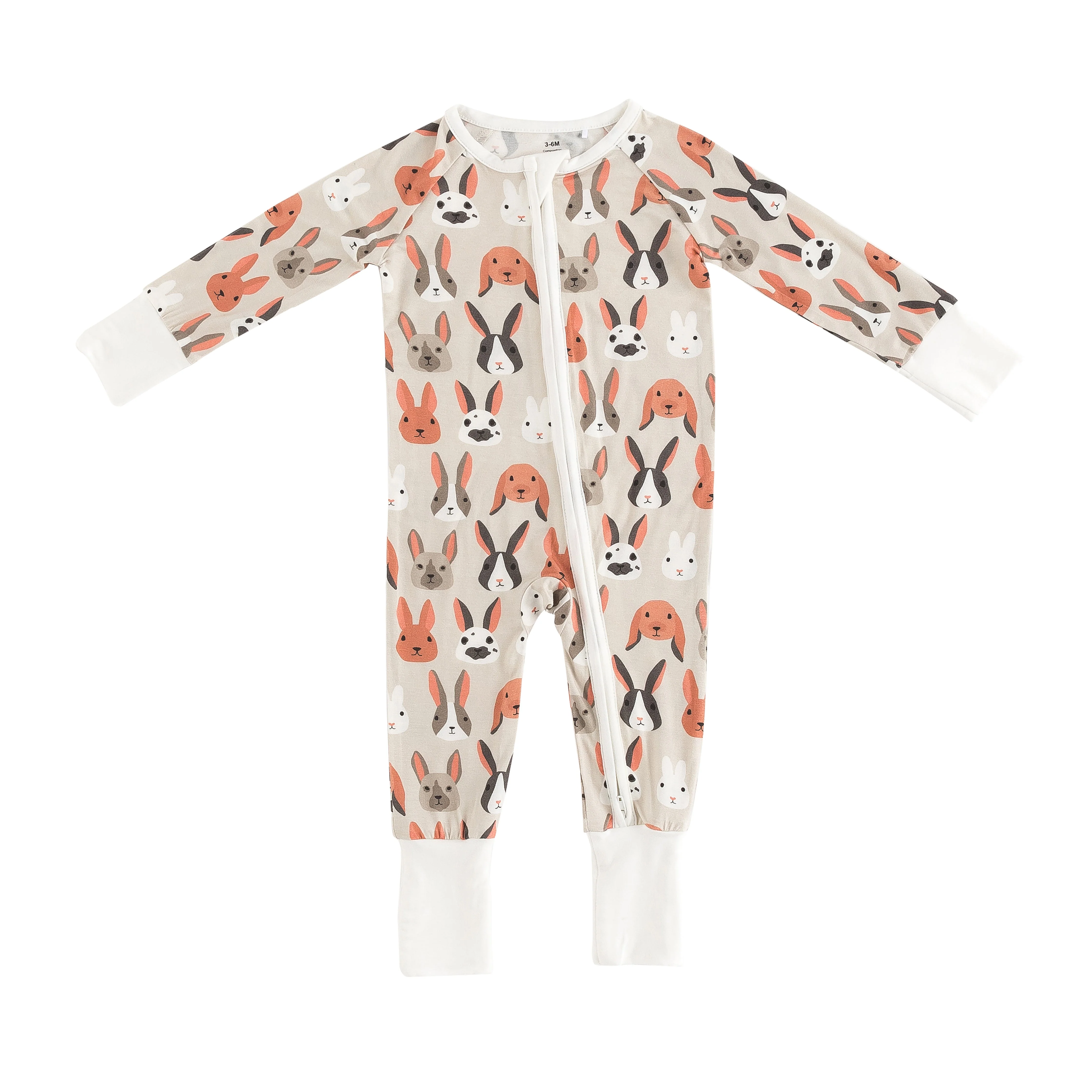 Bunny Crew (Convertible Zip Footies) - Image 2